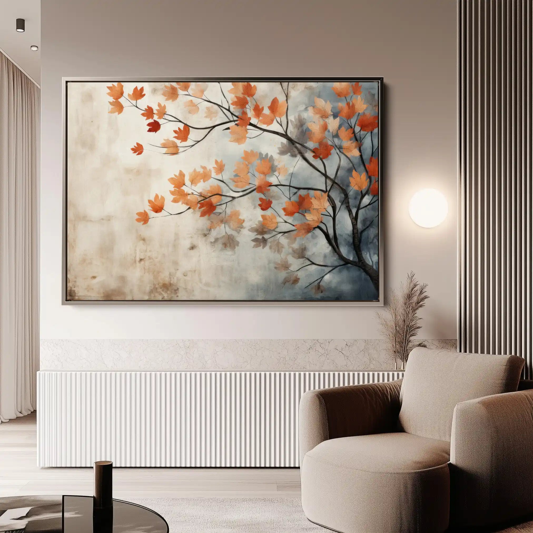 Floral Canvas Wall Art WAD025-F 90 x 60 cm / Stretched on hidden frame