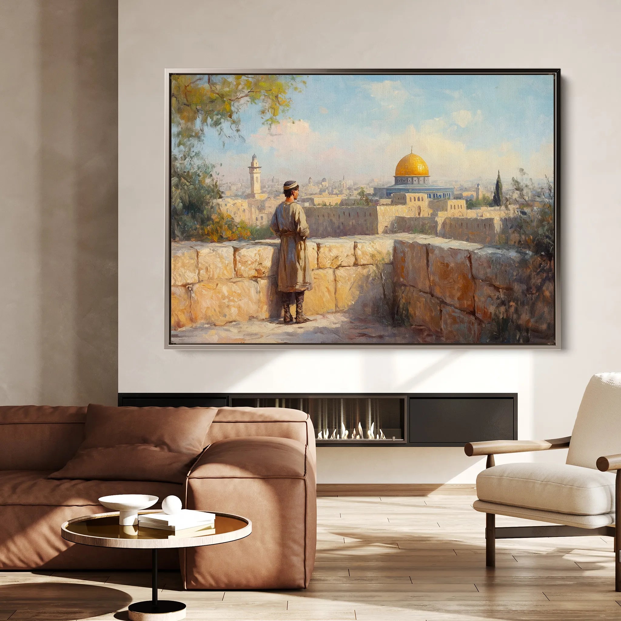Palestine Canvas Wall Art WAD025-PL 90 x 60 cm / Stretched on hidden frame