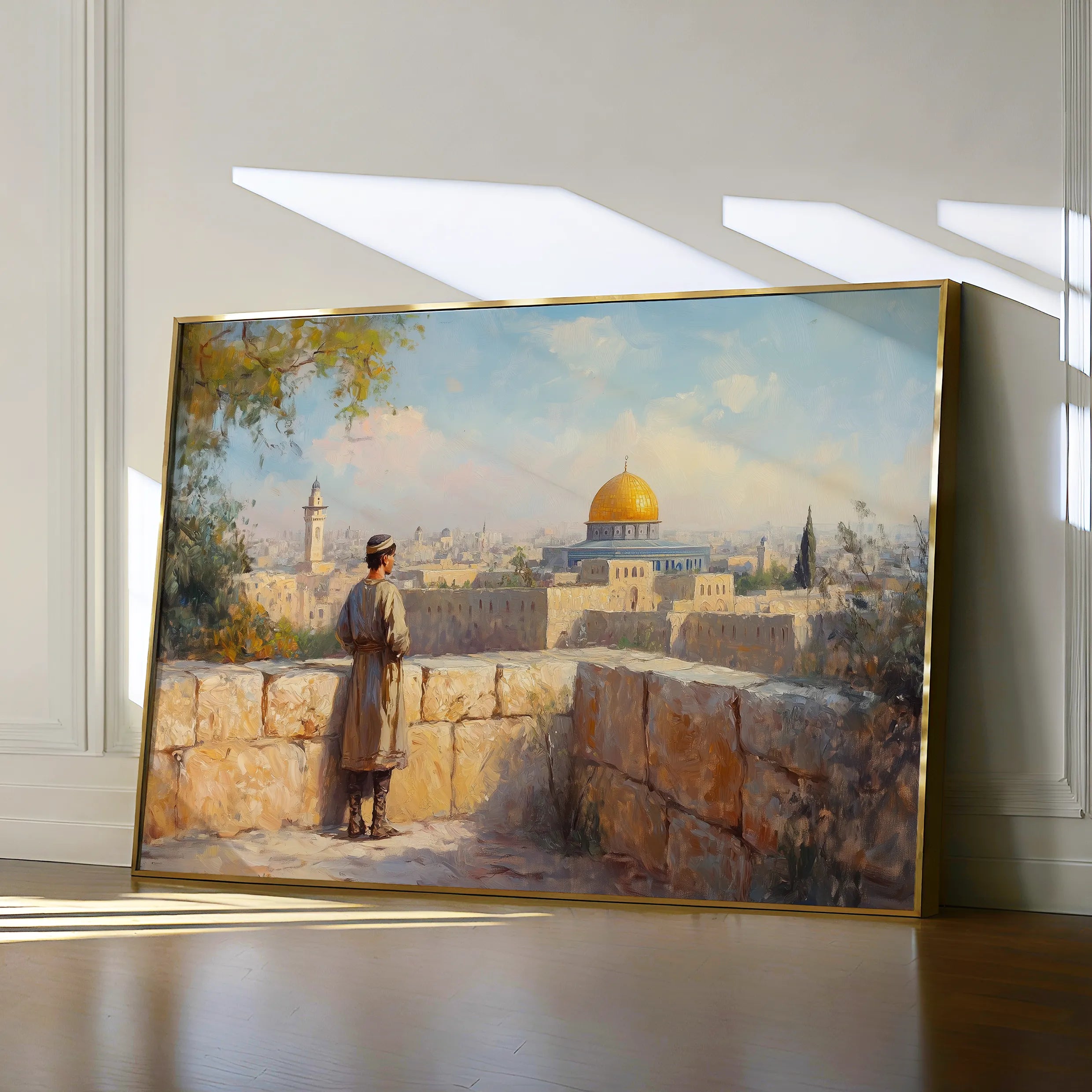 Palestine Canvas Wall Art WAD025-PL 90 x 60 cm / Stretched on hidden frame