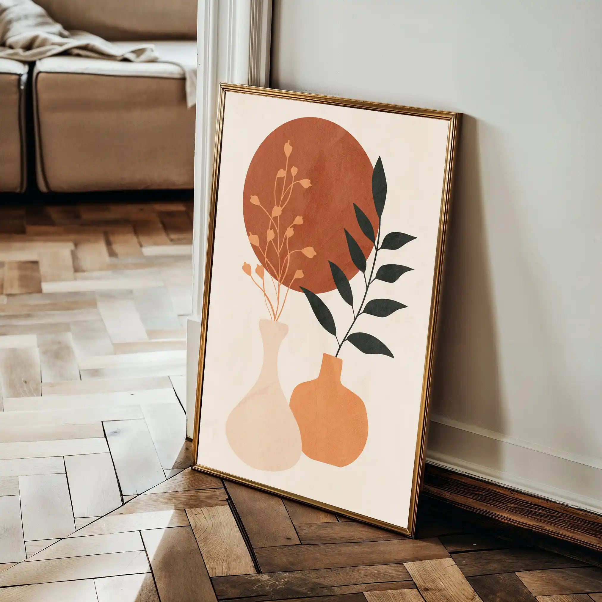 Boho 026 Canvas Art 90 x 60 cm / Stretched on hidden frame