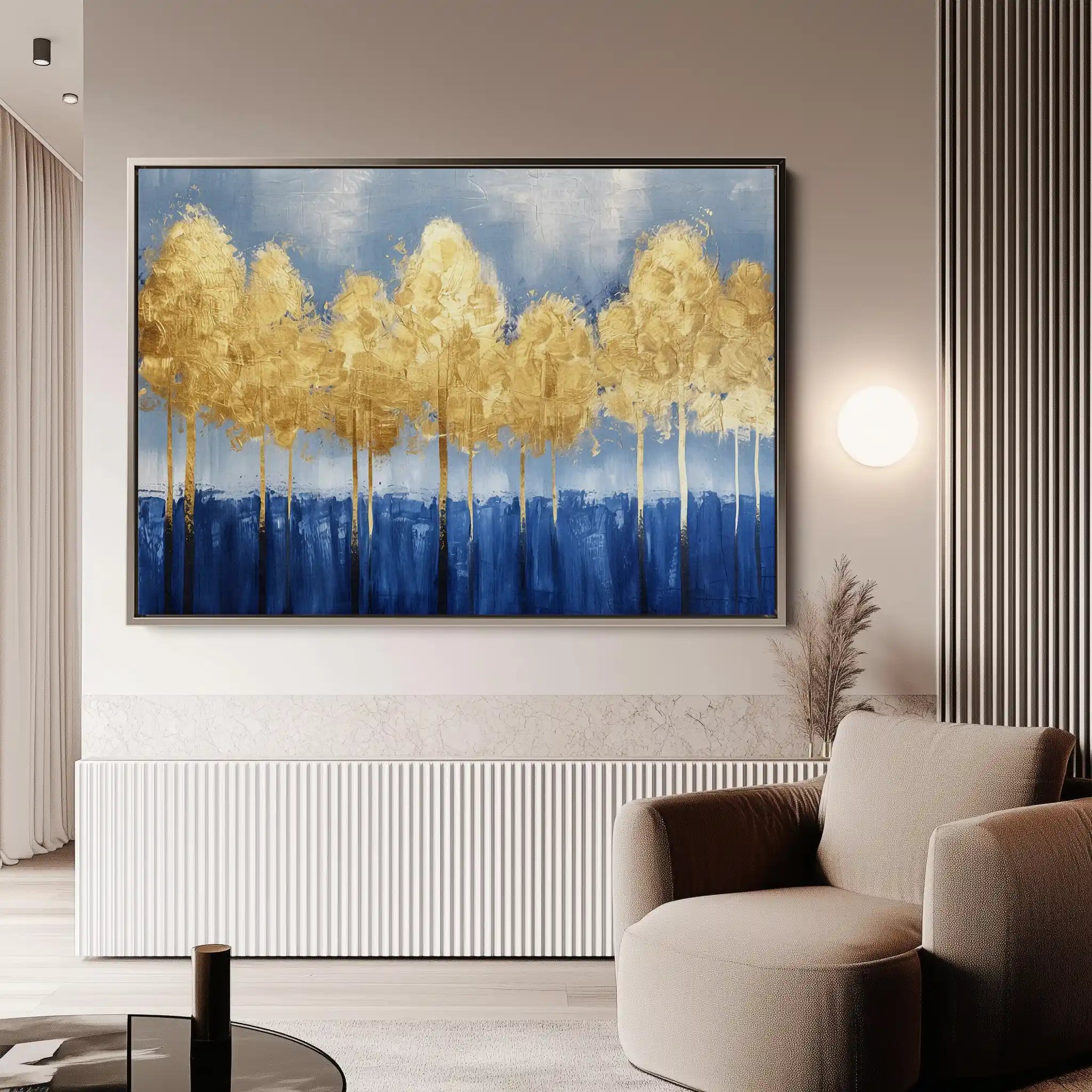 Floral Canvas Wall Art WAD026-F 90 x 60 cm / Stretched on hidden frame