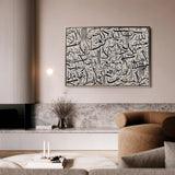 Islamic 026 Canvas Art 60 x 40 cm / Stretched on hidden frame