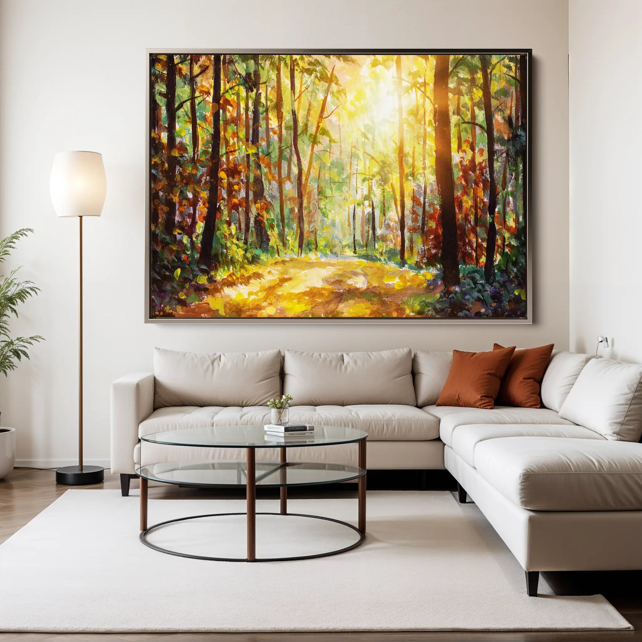 Landscape Canvas Wall Art WAD026-L 90 x 60 cm / Stretched on hidden frame