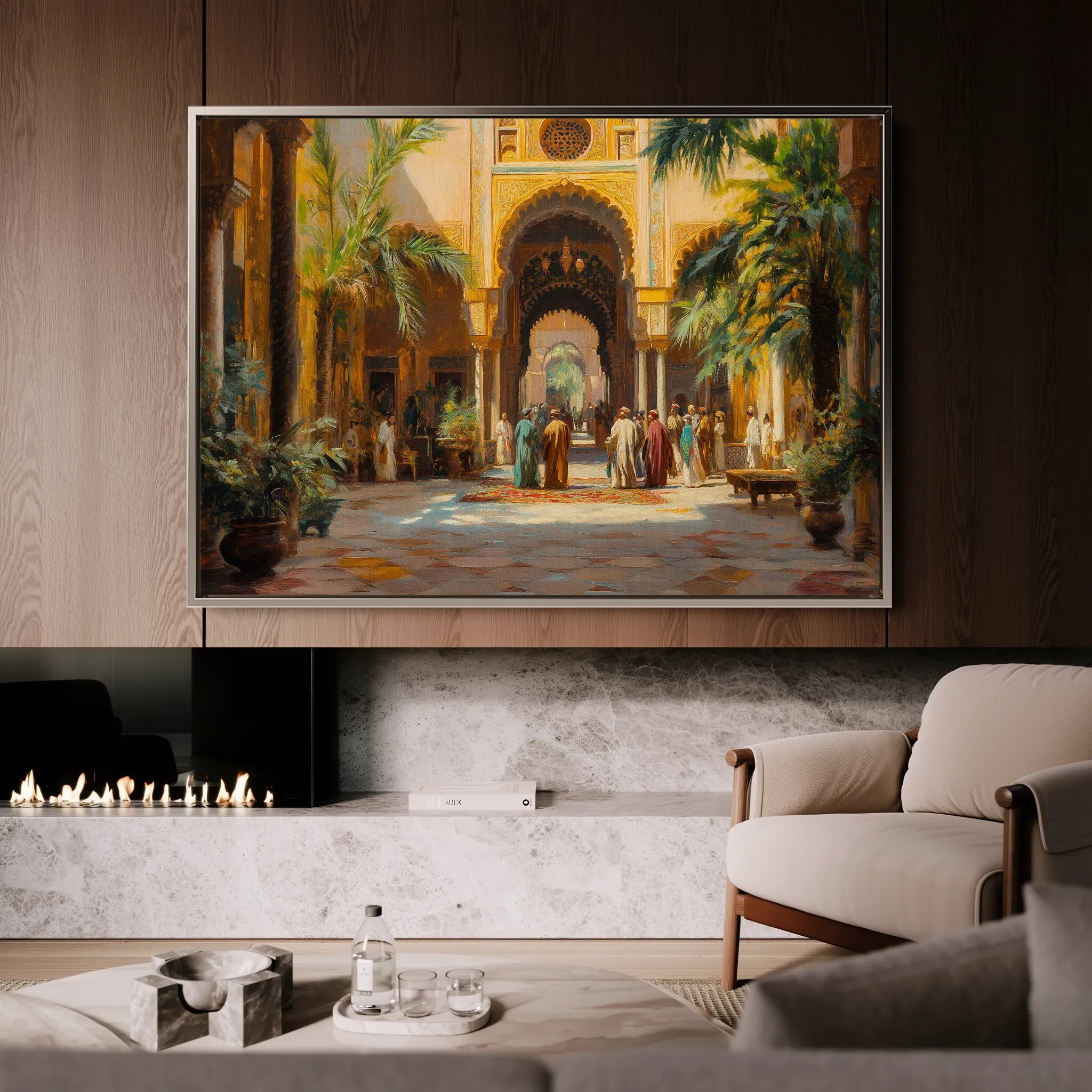 Orientalist Canvas Wall Art WAD026-OR 90 x 60 cm / Stretched on hidden frame