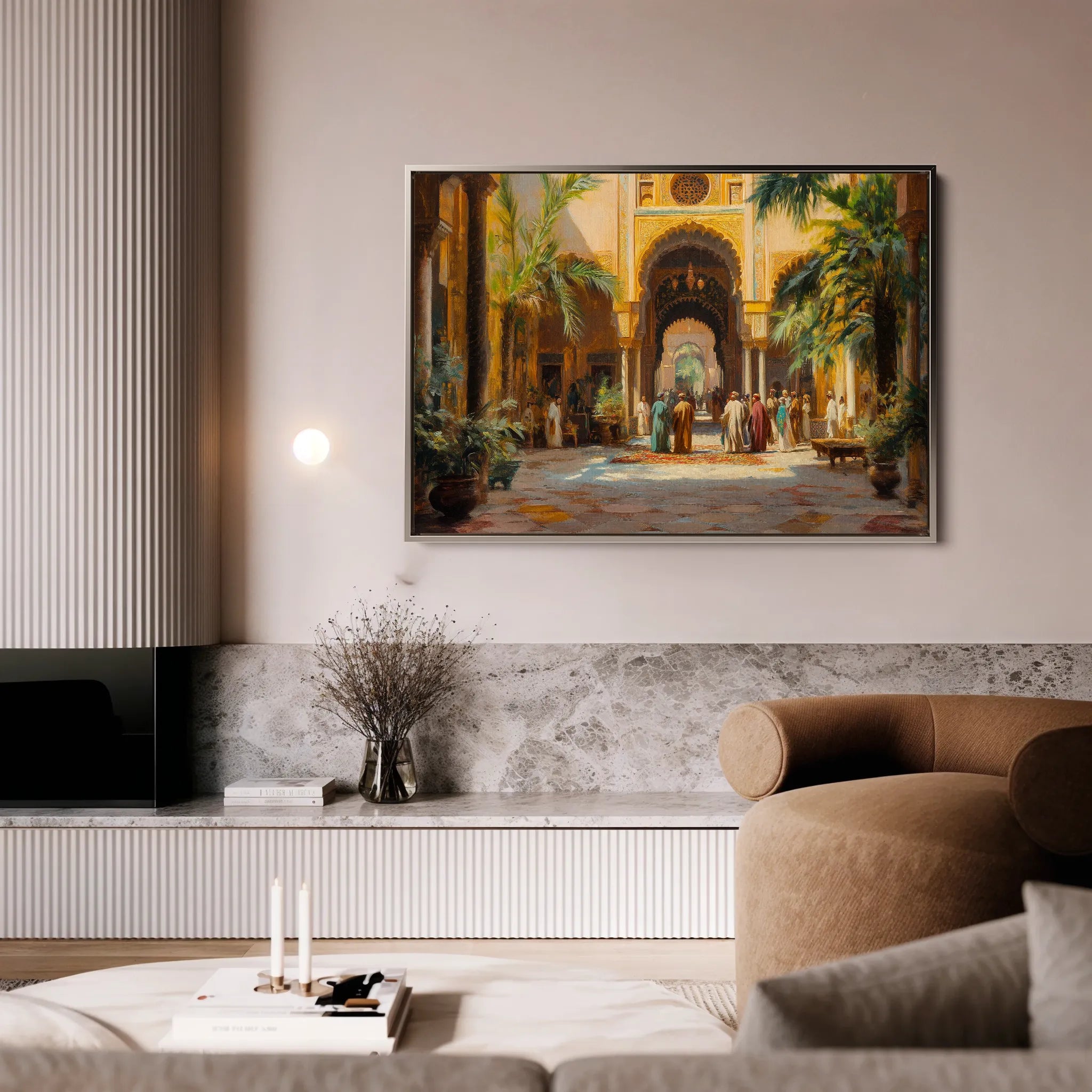 Orientalist Canvas Wall Art WAD026-OR 90 x 60 cm / Stretched on hidden frame