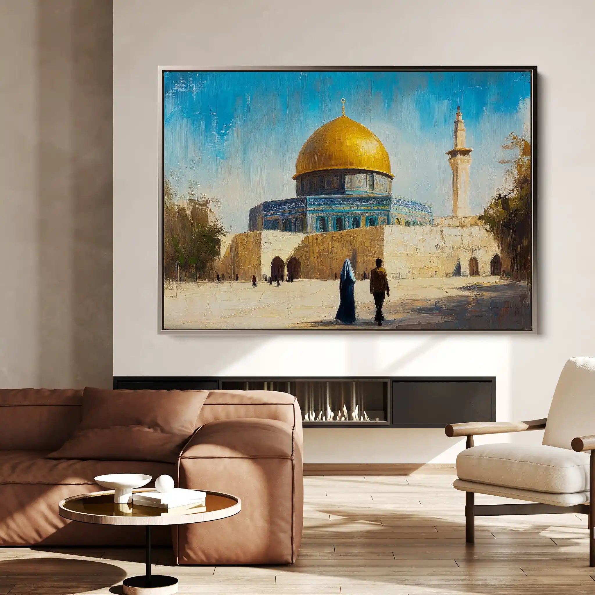 Palestine 026 Canvas Art 90 x 60 cm / Stretched on hidden frame