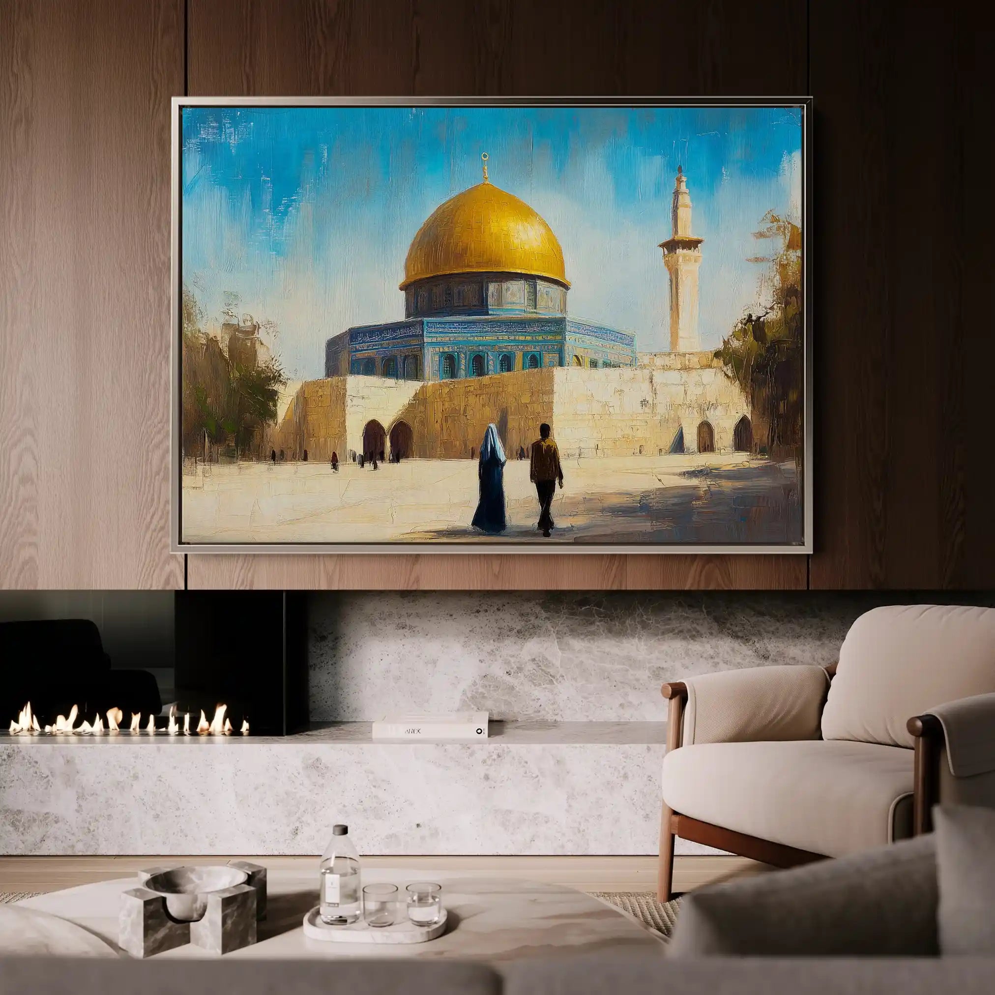 Palestine 026 Canvas Art 90 x 60 cm / Stretched on hidden frame