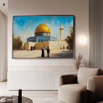 Palestine 026 Canvas Art 90 x 60 cm / Stretched on hidden frame