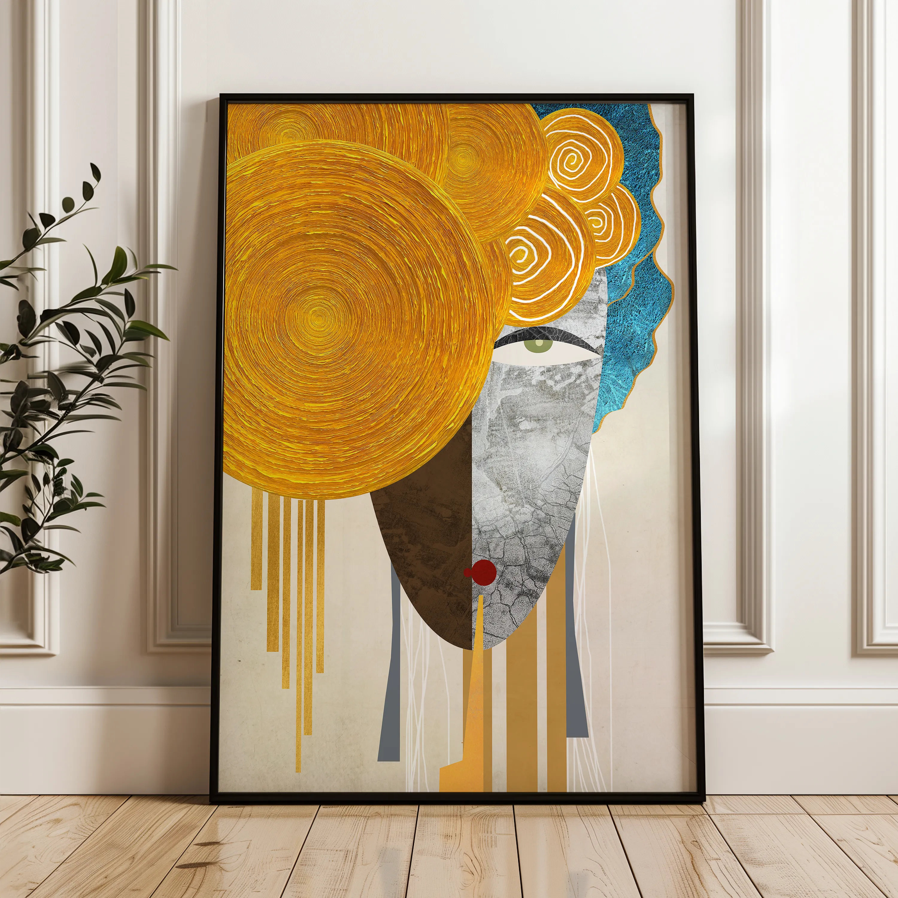 Portrait Canvas Wall Art WAD026-P 90 x 60 cm / Stretched on hidden frame