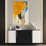 Portrait 026 Canvas Art 90 x 60 cm / Stretched on hidden frame