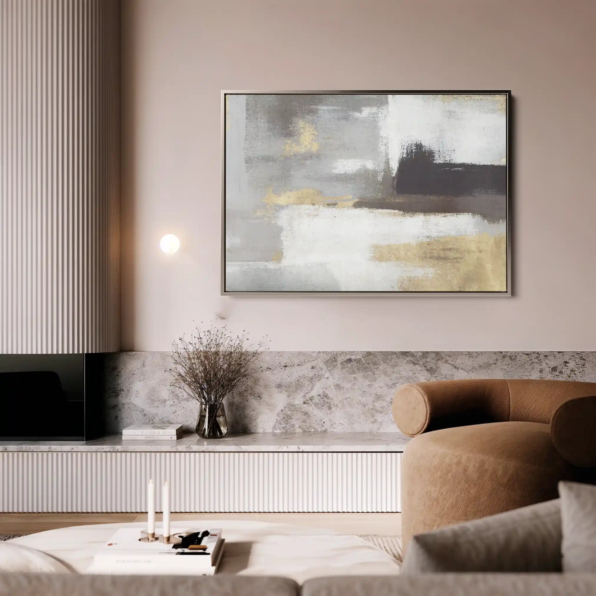 Abstract 027 Canvas Art 60 x 40 cm / Stretched on hidden frame