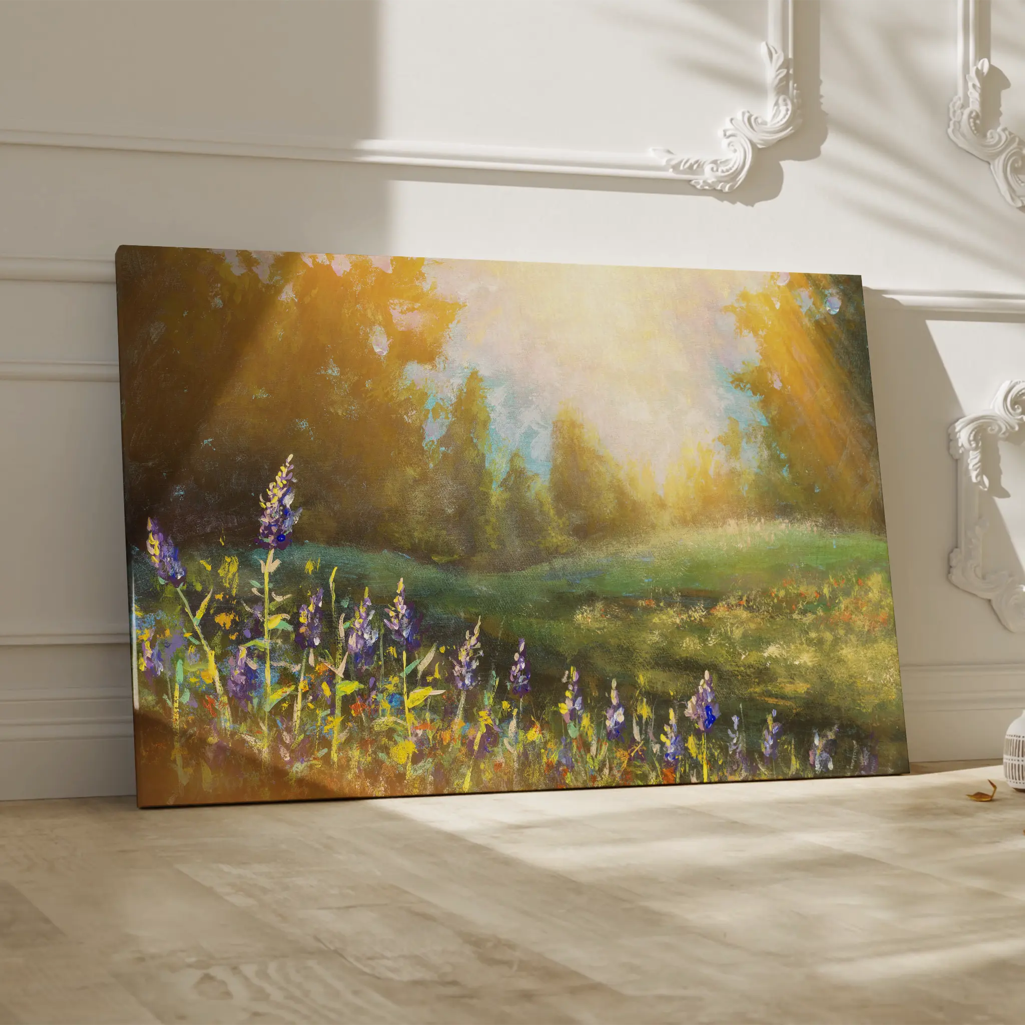 Landscape Canvas Wall Art WAD027-L 90 x 60 cm / Stretched on hidden frame