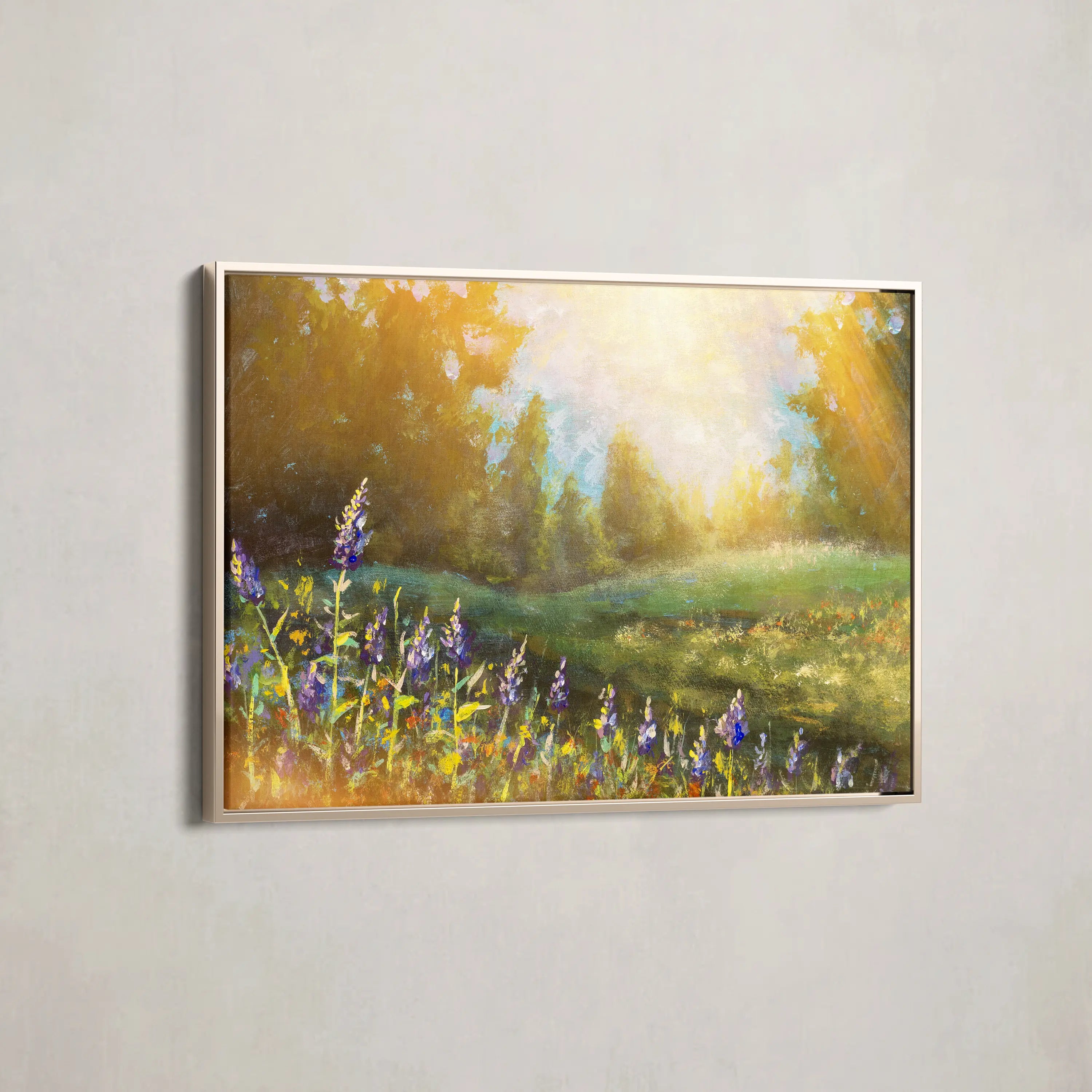 Landscape Canvas Wall Art WAD027-L 90 x 60 cm / Stretched on hidden frame