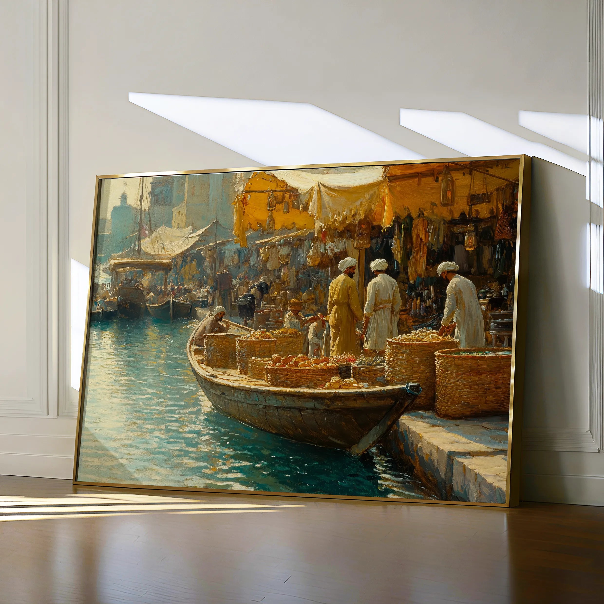 Orientalist Canvas Wall Art WAD027-OR 90 x 60 cm / Stretched on hidden frame