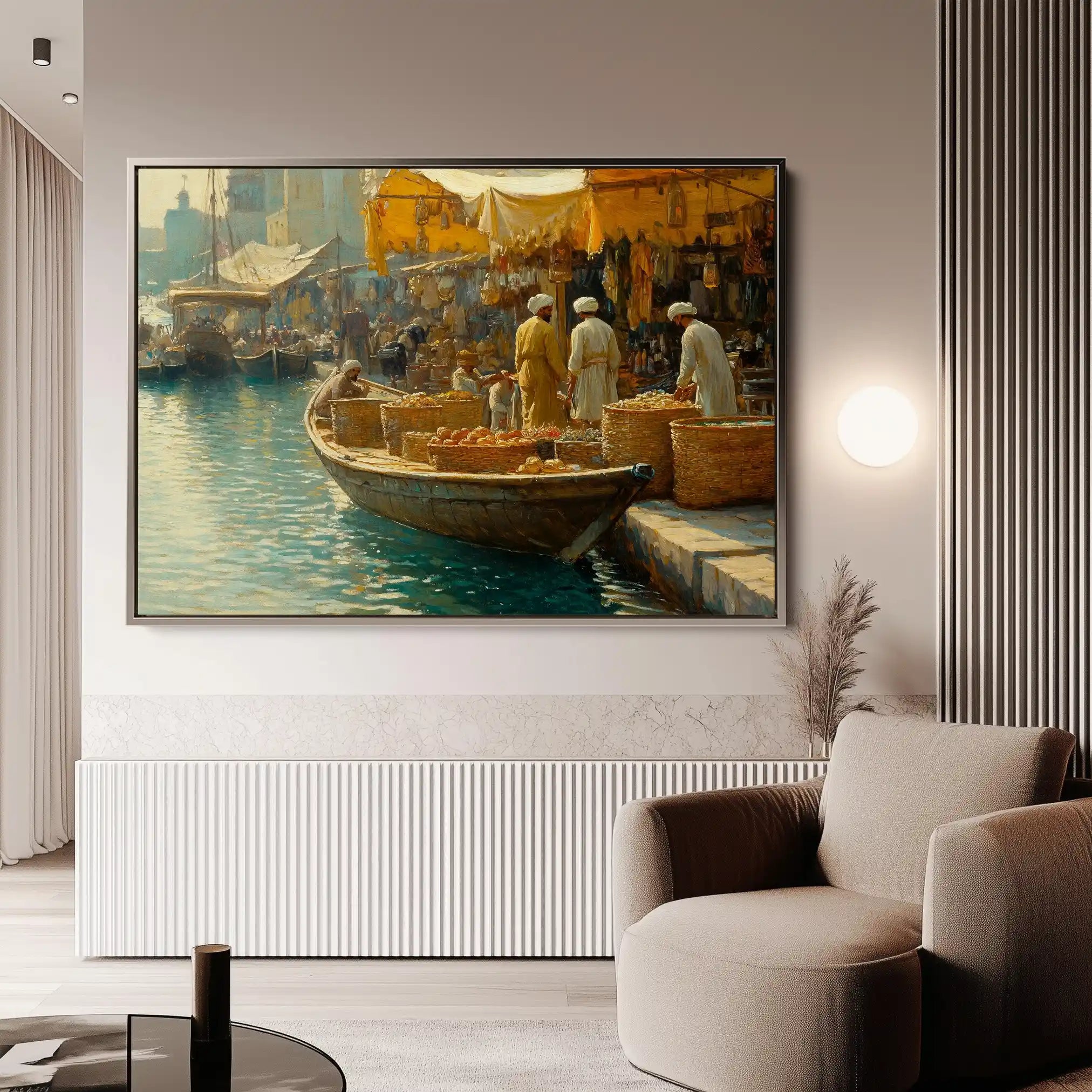 Orientalist 027 Canvas Art 90 x 60 cm / Stretched on hidden frame