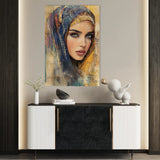 Portrait 027 Canvas Art 90 x 60 cm / Stretched on hidden frame