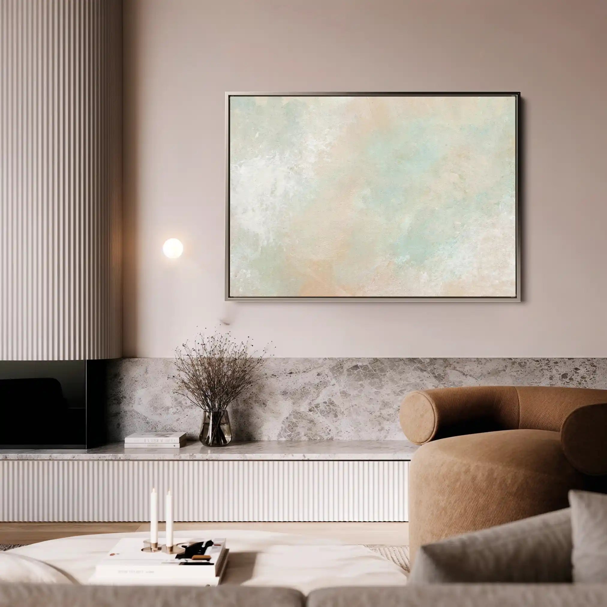 Abstract Canvas Wall Art WAD028-A 90 x 60 cm / Stretched on hidden frame