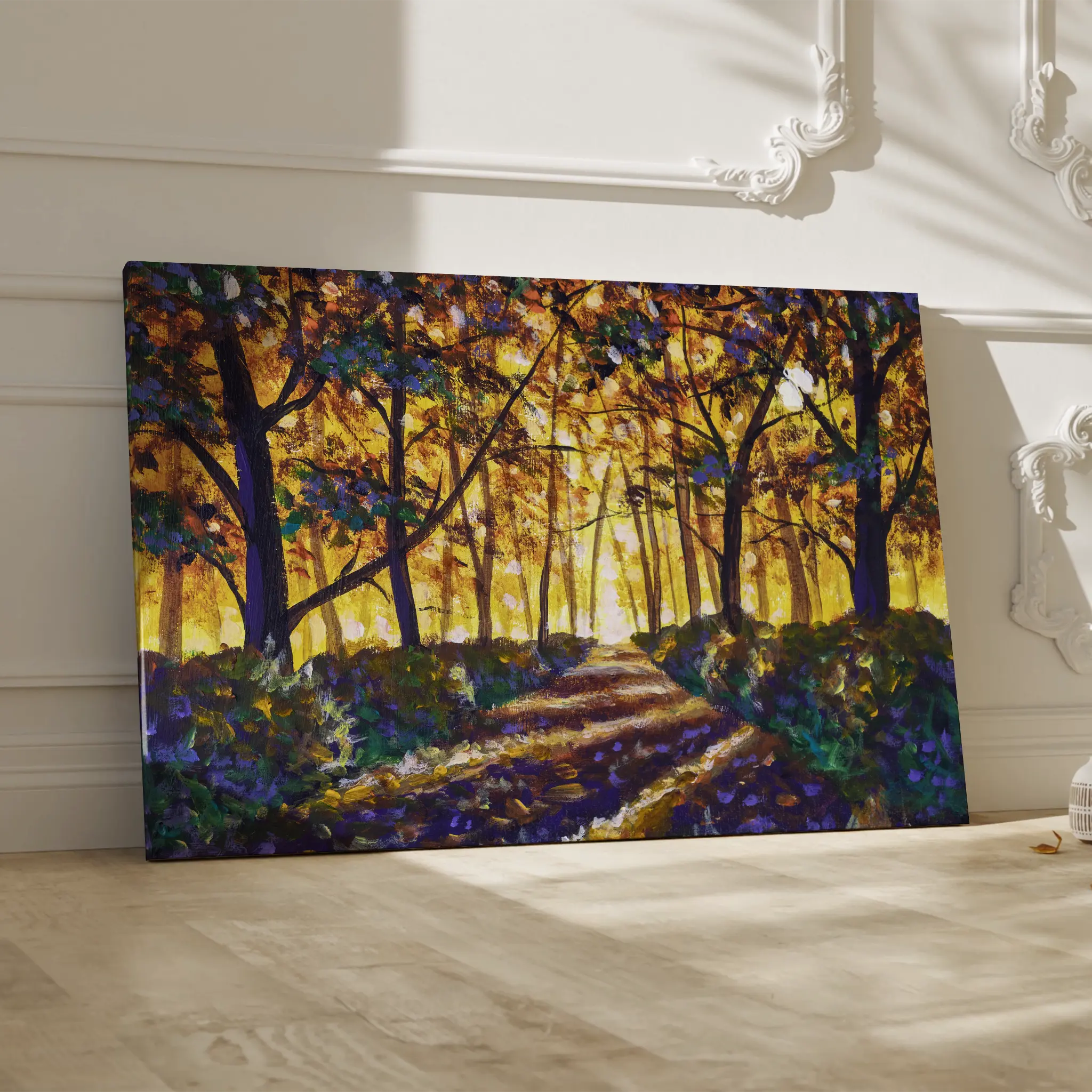 Landscape Canvas Wall Art WAD028-L 90 x 60 cm / Stretched on hidden frame