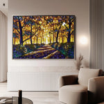 Landscape 028 Canvas Art 90 x 60 cm / Stretched on hidden frame