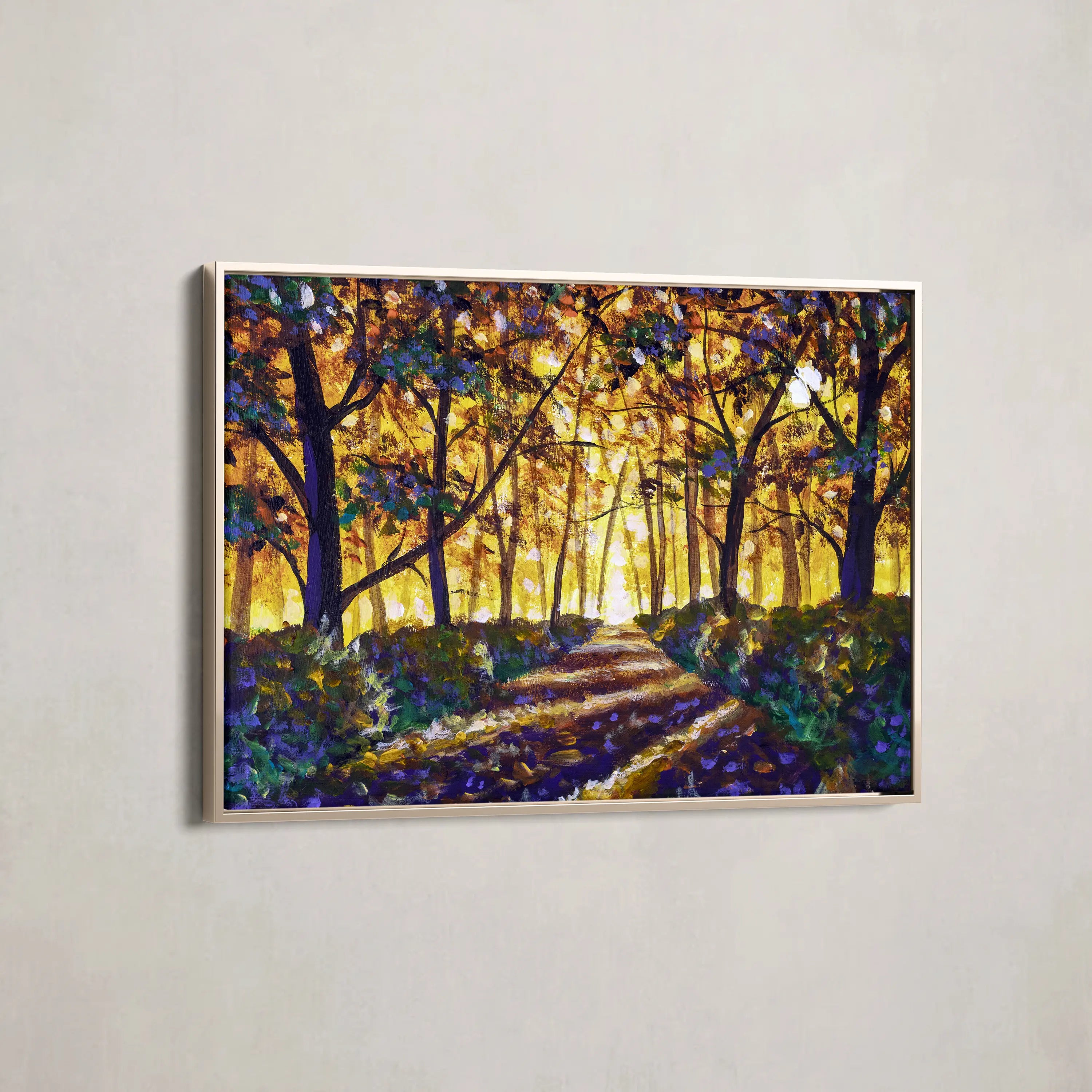 Landscape Canvas Wall Art WAD028-L 90 x 60 cm / Stretched on hidden frame