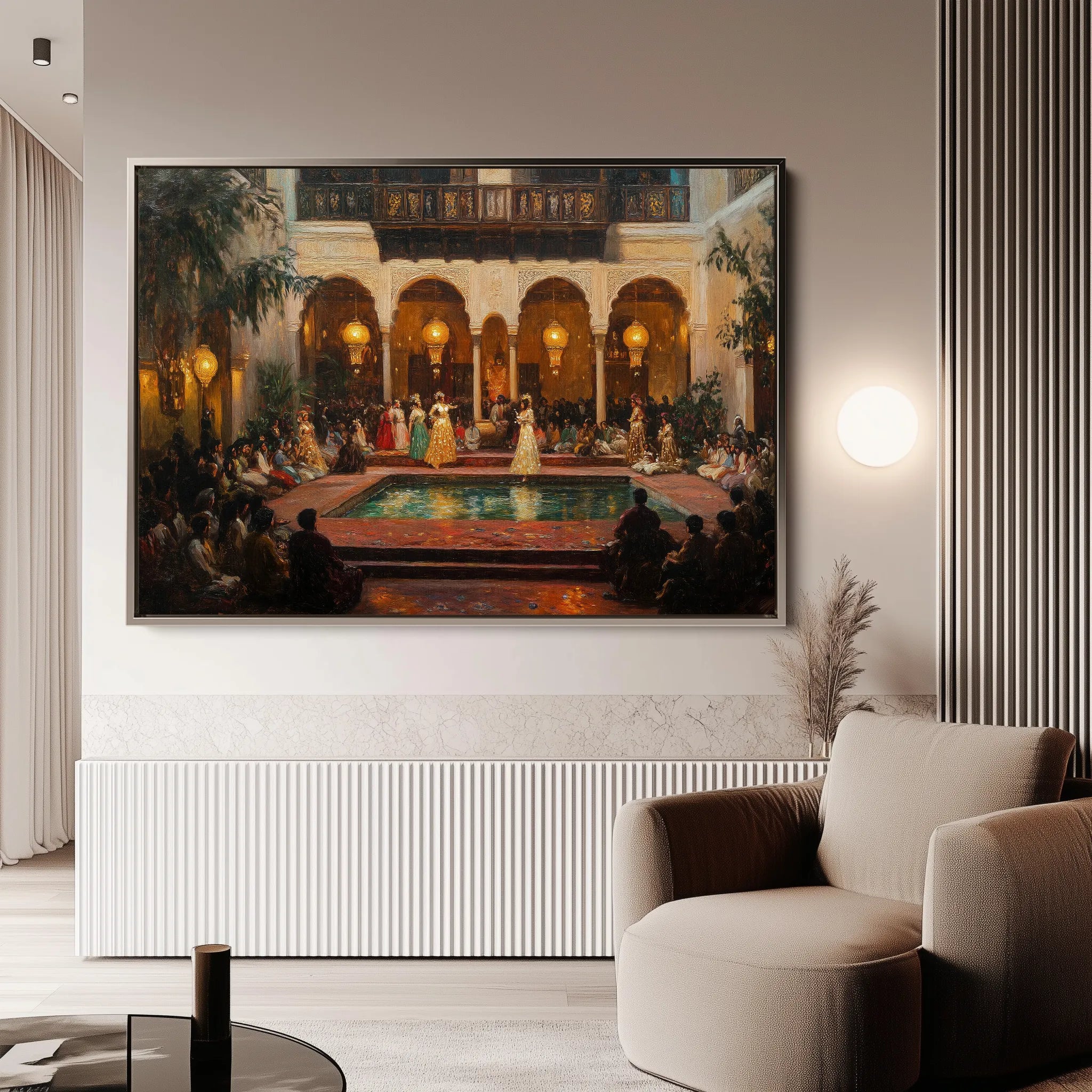 Orientalist Canvas Wall Art WAD028-OR 90 x 60 cm / Stretched on hidden frame