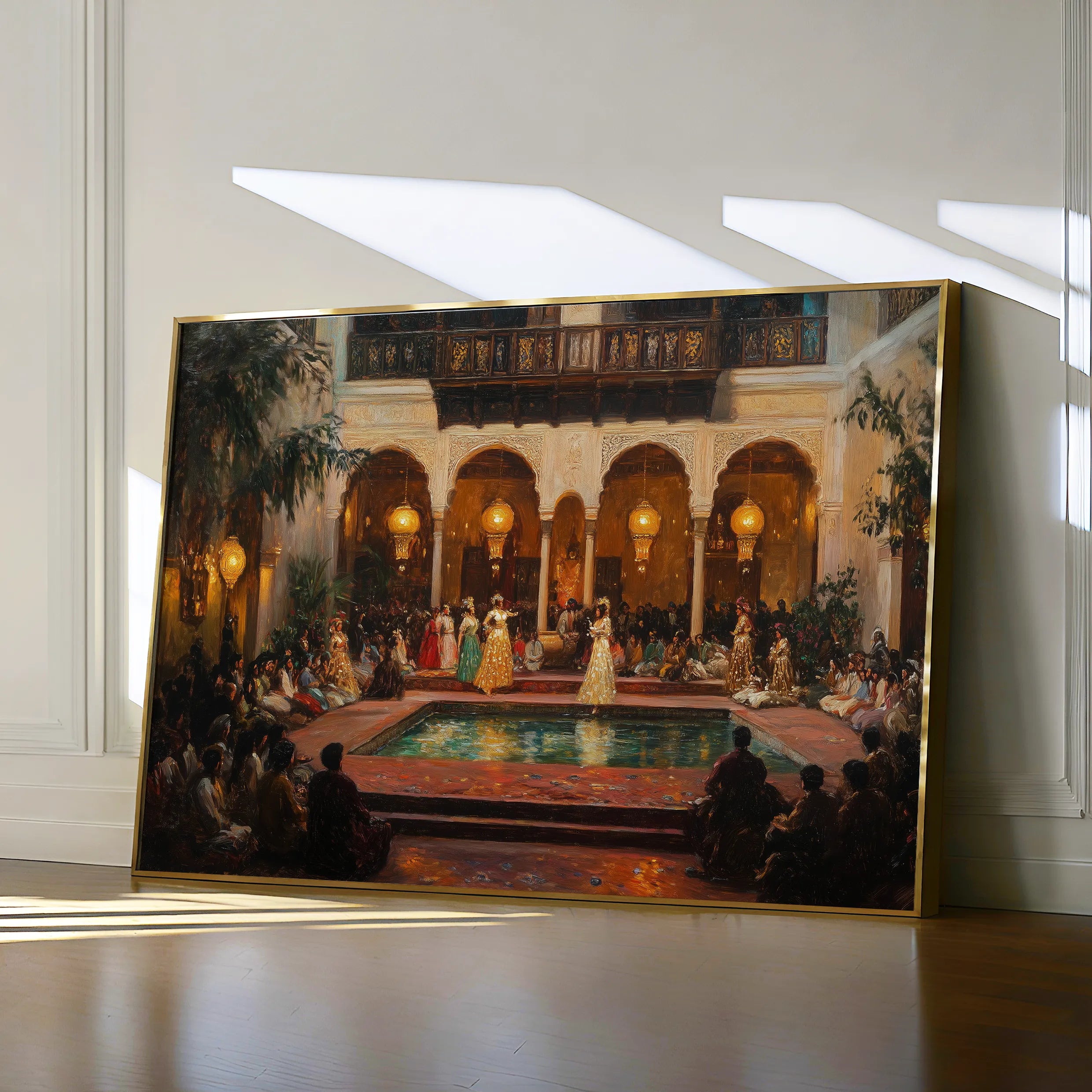 Orientalist Canvas Wall Art WAD028-OR 90 x 60 cm / Stretched on hidden frame