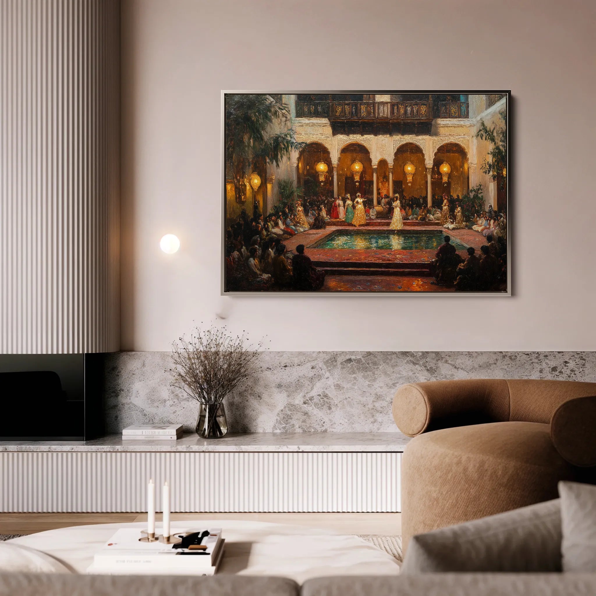 Orientalist Canvas Wall Art WAD028-OR 90 x 60 cm / Stretched on hidden frame