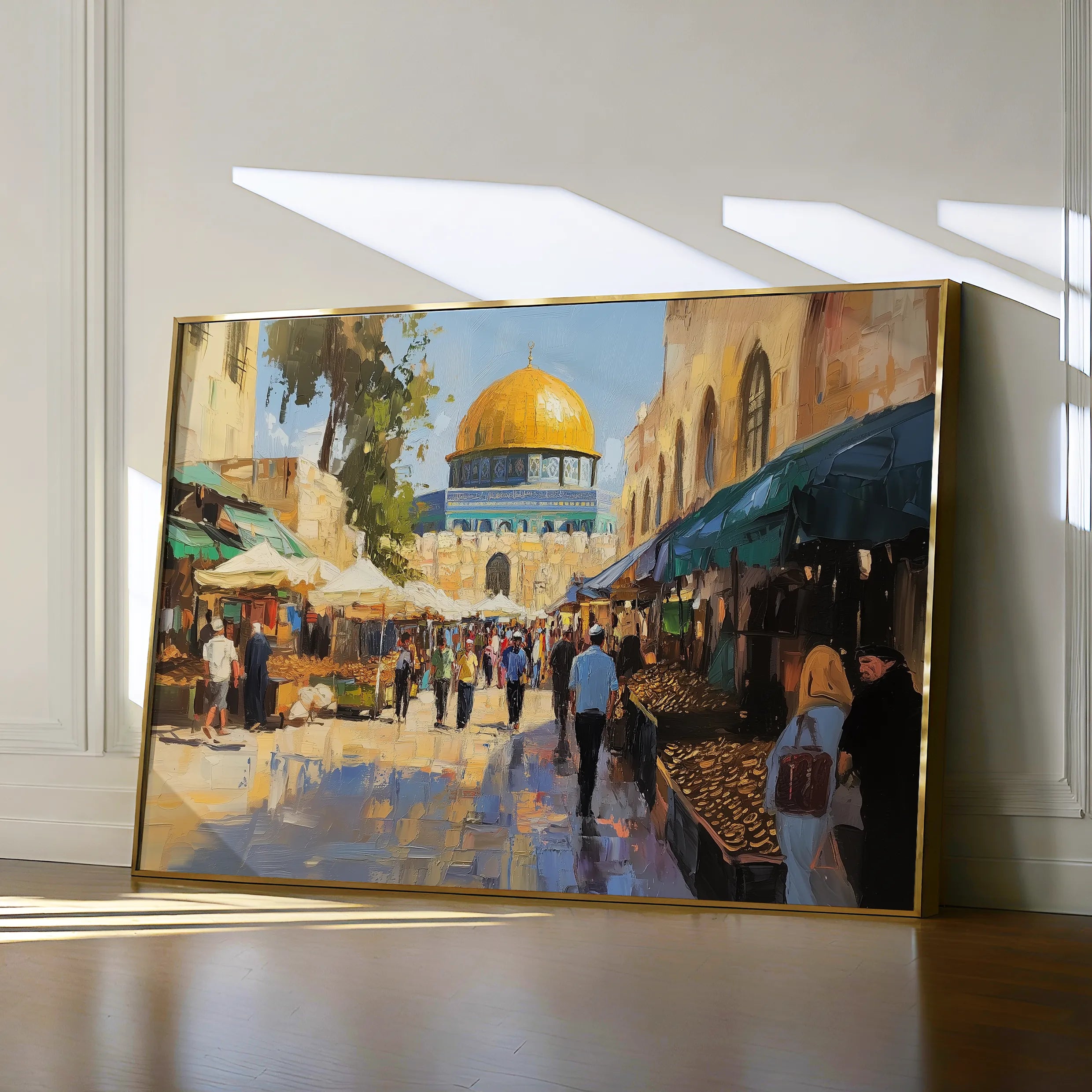 Palestine Canvas Wall Art WAD028-PL 90 x 60 cm / Stretched on hidden frame