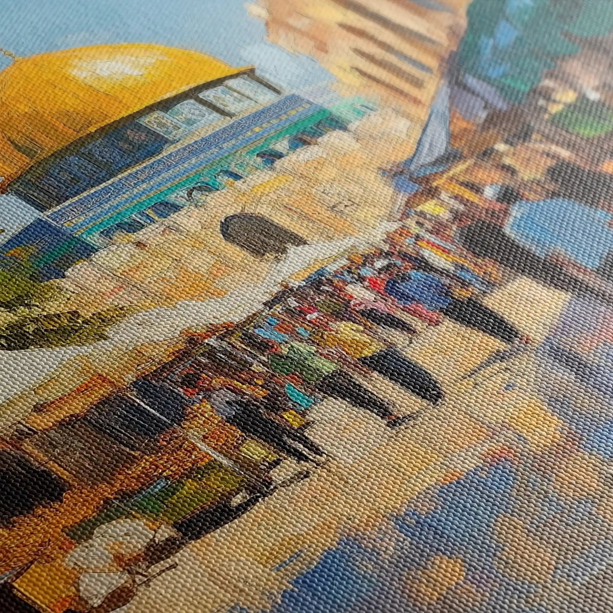 Palestine 028 Canvas Art 90 x 60 cm / Stretched on hidden frame