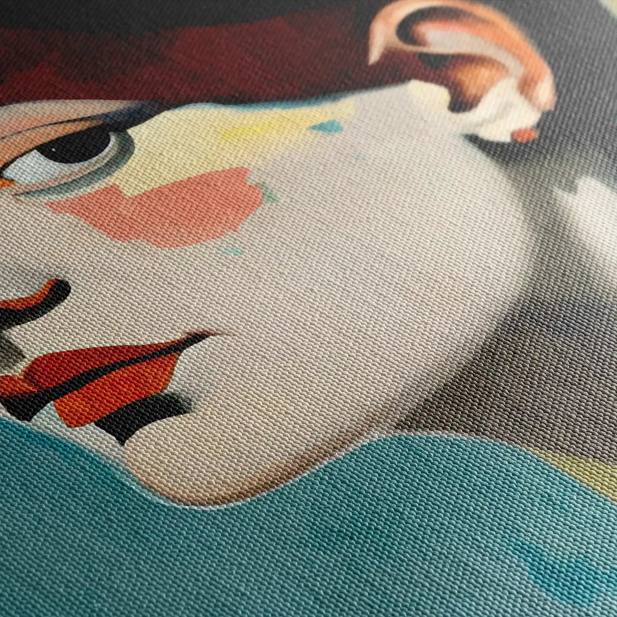 Portrait 028 Canvas Art 90 x 60 cm / Stretched on hidden frame
