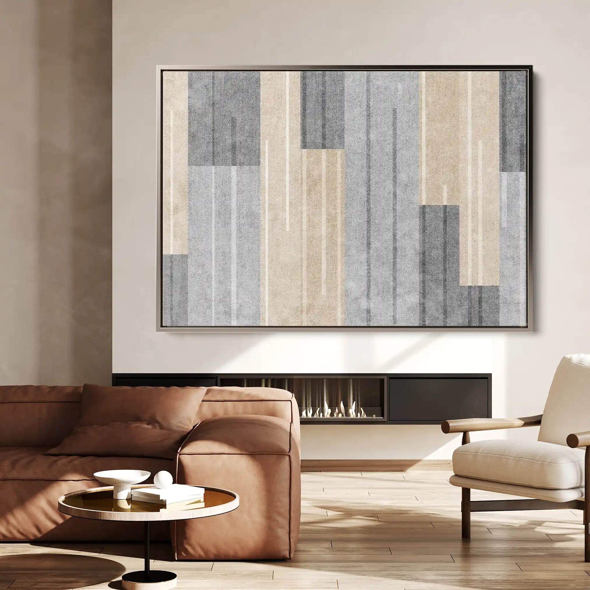 Abstract 029 Canvas Art 60 x 40 cm / Stretched on hidden frame