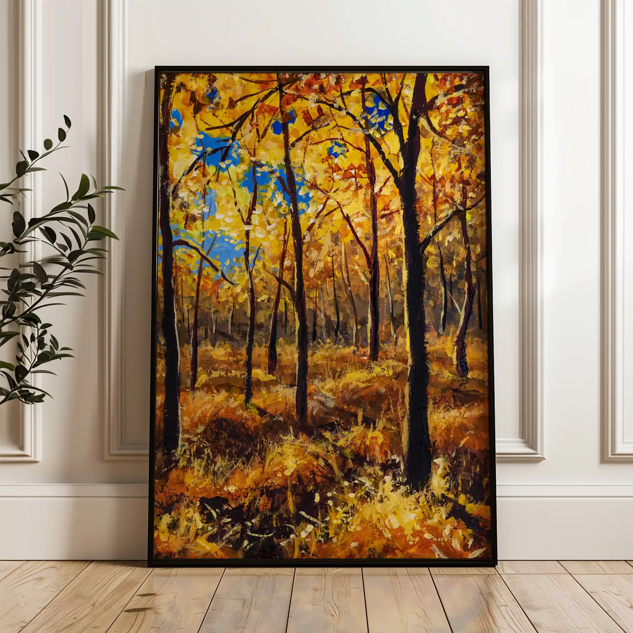 Landscape 029 Canvas Art 90 x 60 cm / Stretched on hidden frame