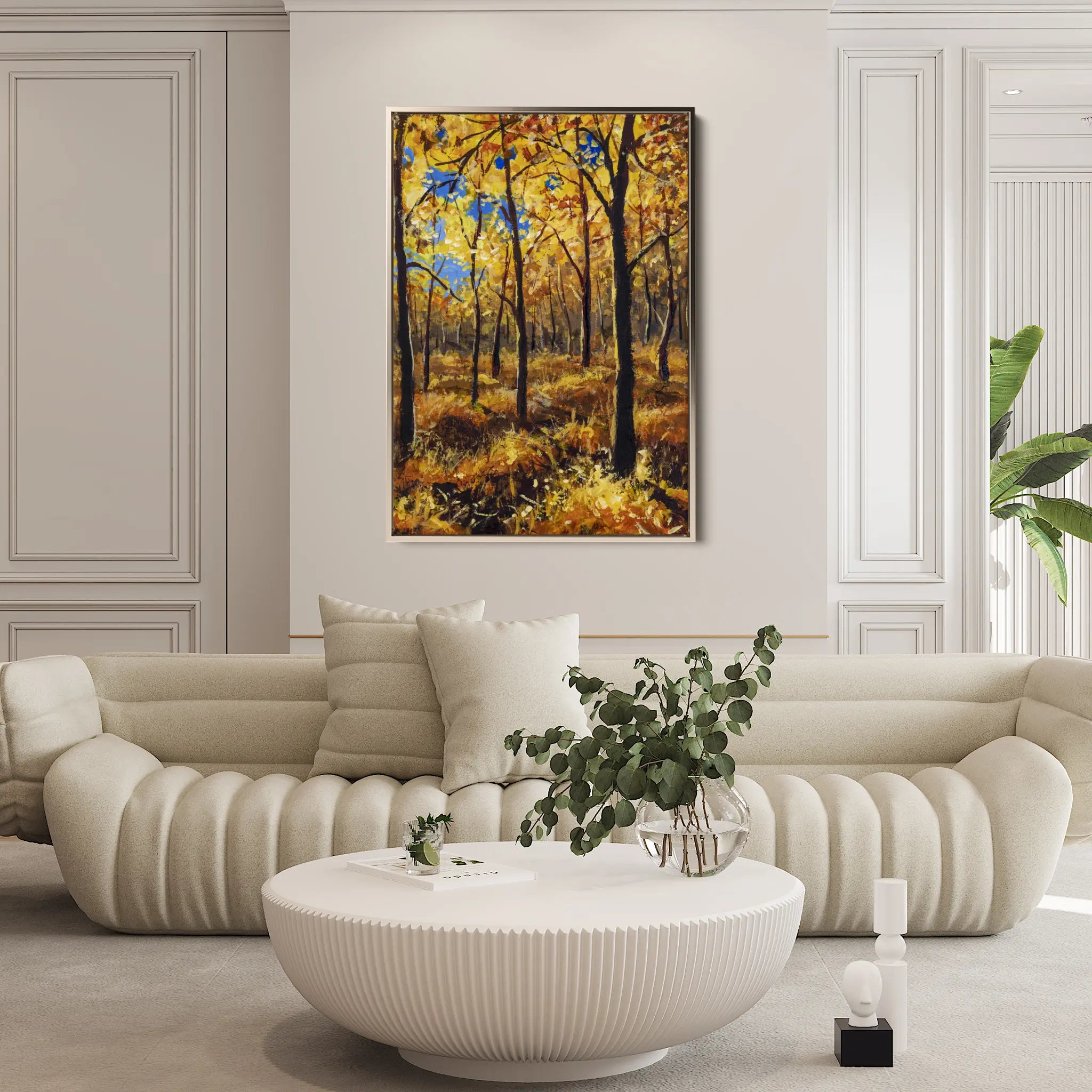 Landscape Canvas Wall Art WAD029-L 90 x 60 cm / Stretched on hidden frame