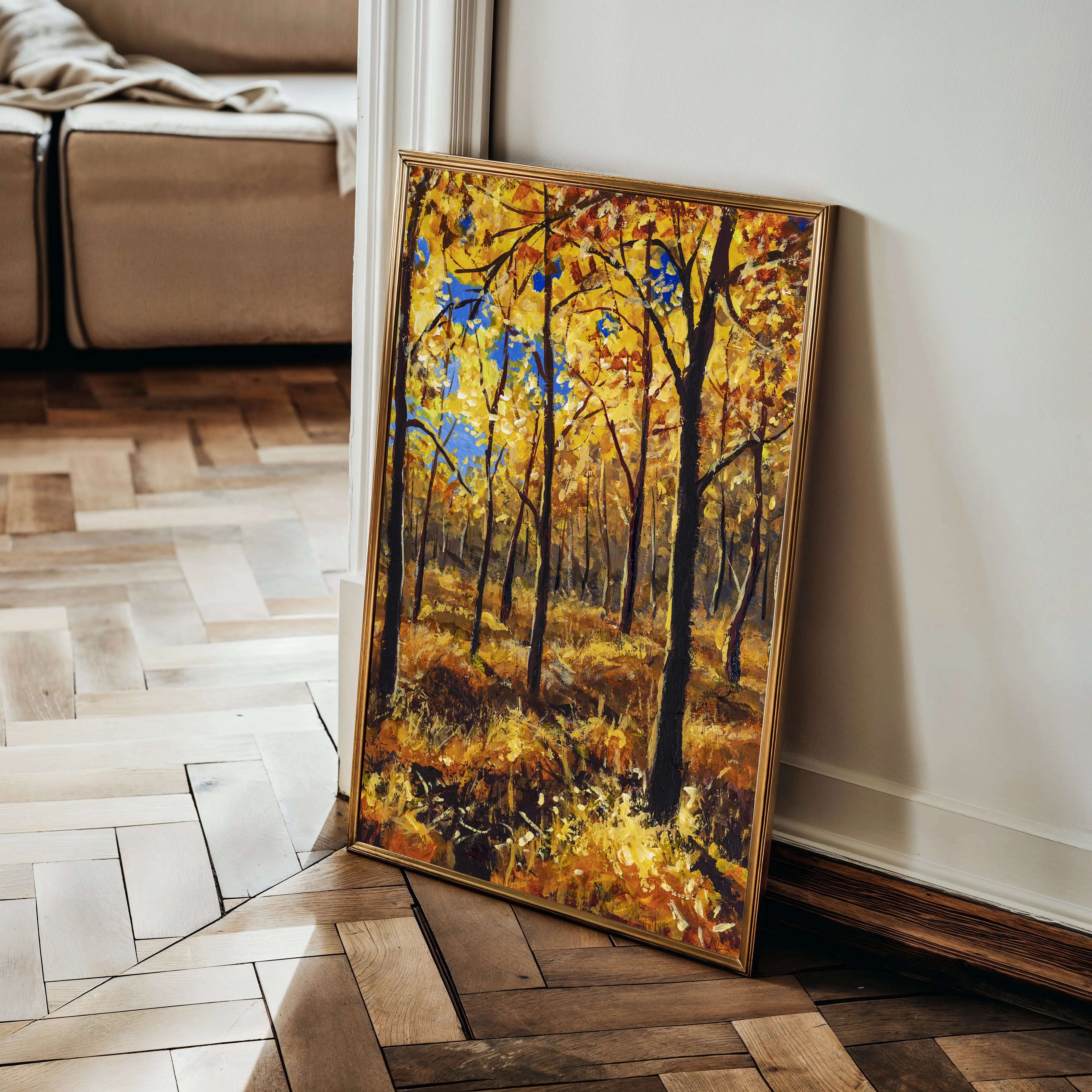 Landscape Canvas Wall Art WAD029-L 90 x 60 cm / Stretched on hidden frame