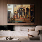 Orientalist 029 Canvas Art 90 x 60 cm / Stretched on hidden frame