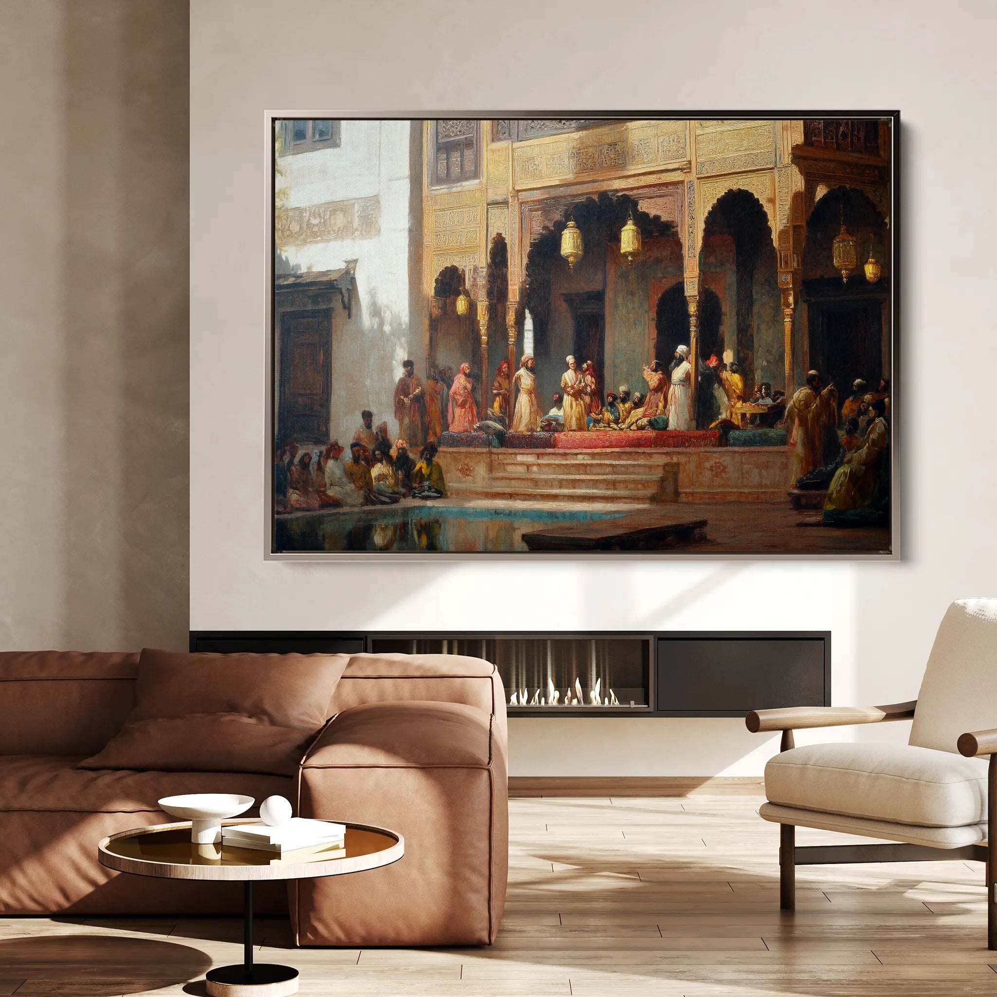 Orientalist Canvas Wall Art WAD029-OR 90 x 60 cm / Stretched on hidden frame