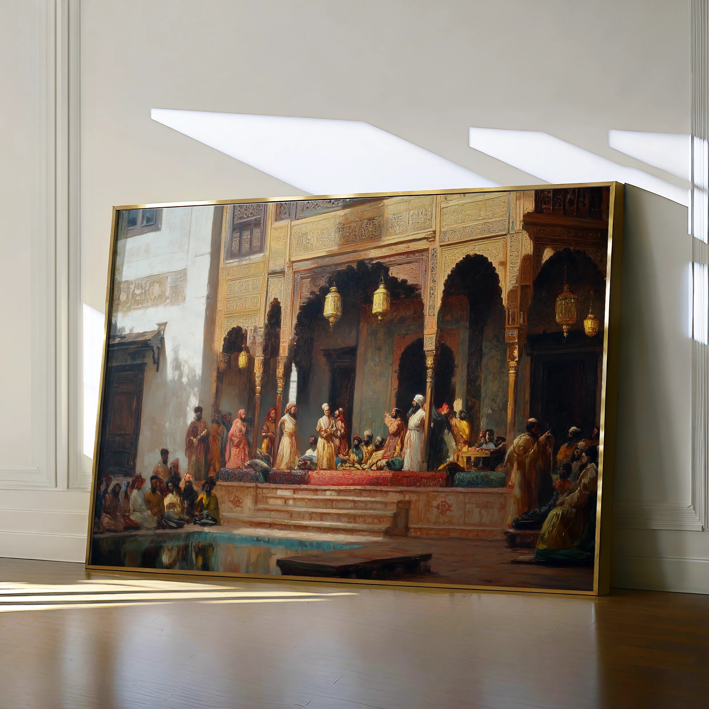 Orientalist Canvas Wall Art WAD029-OR 90 x 60 cm / Stretched on hidden frame