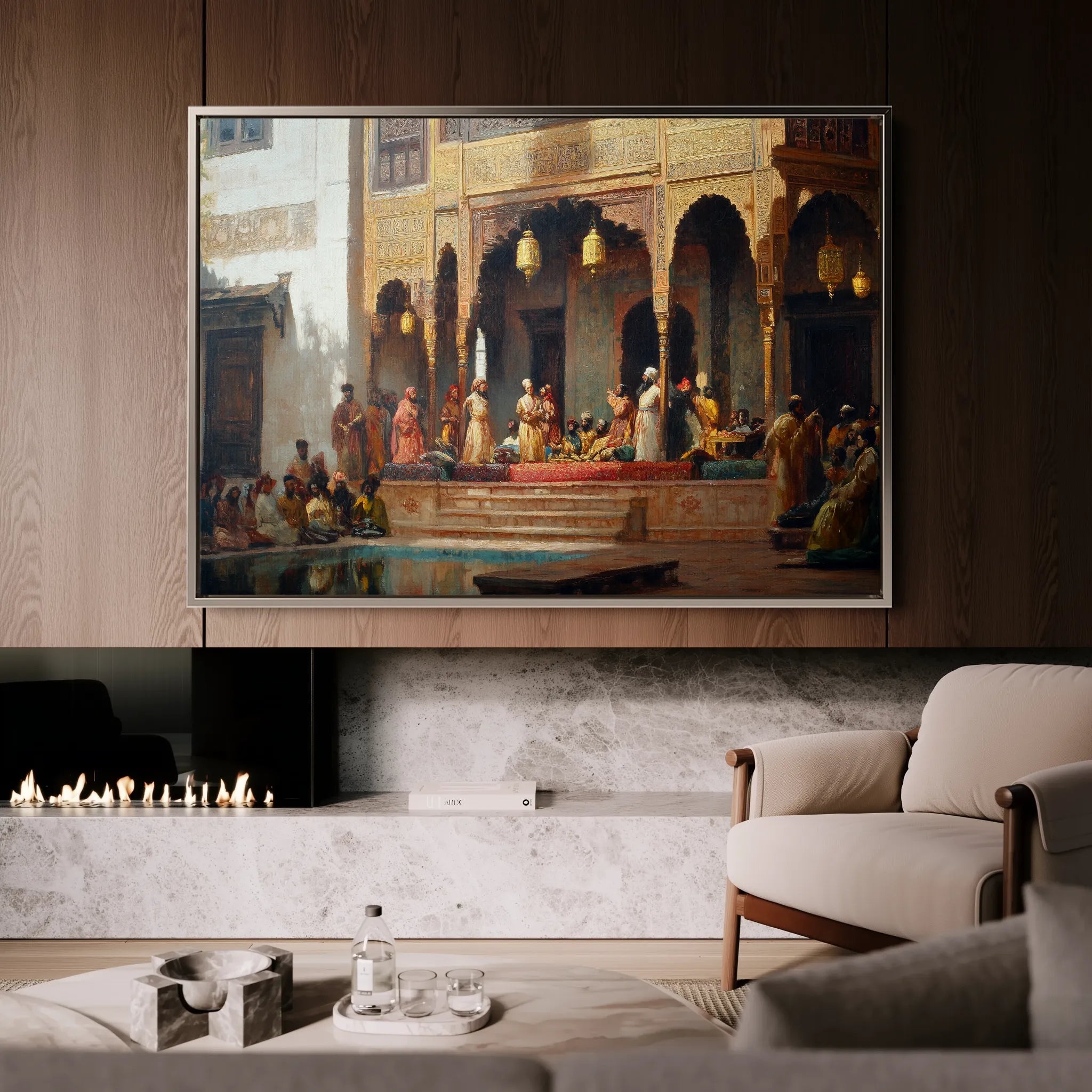 Orientalist Canvas Wall Art WAD029-OR 90 x 60 cm / Stretched on hidden frame