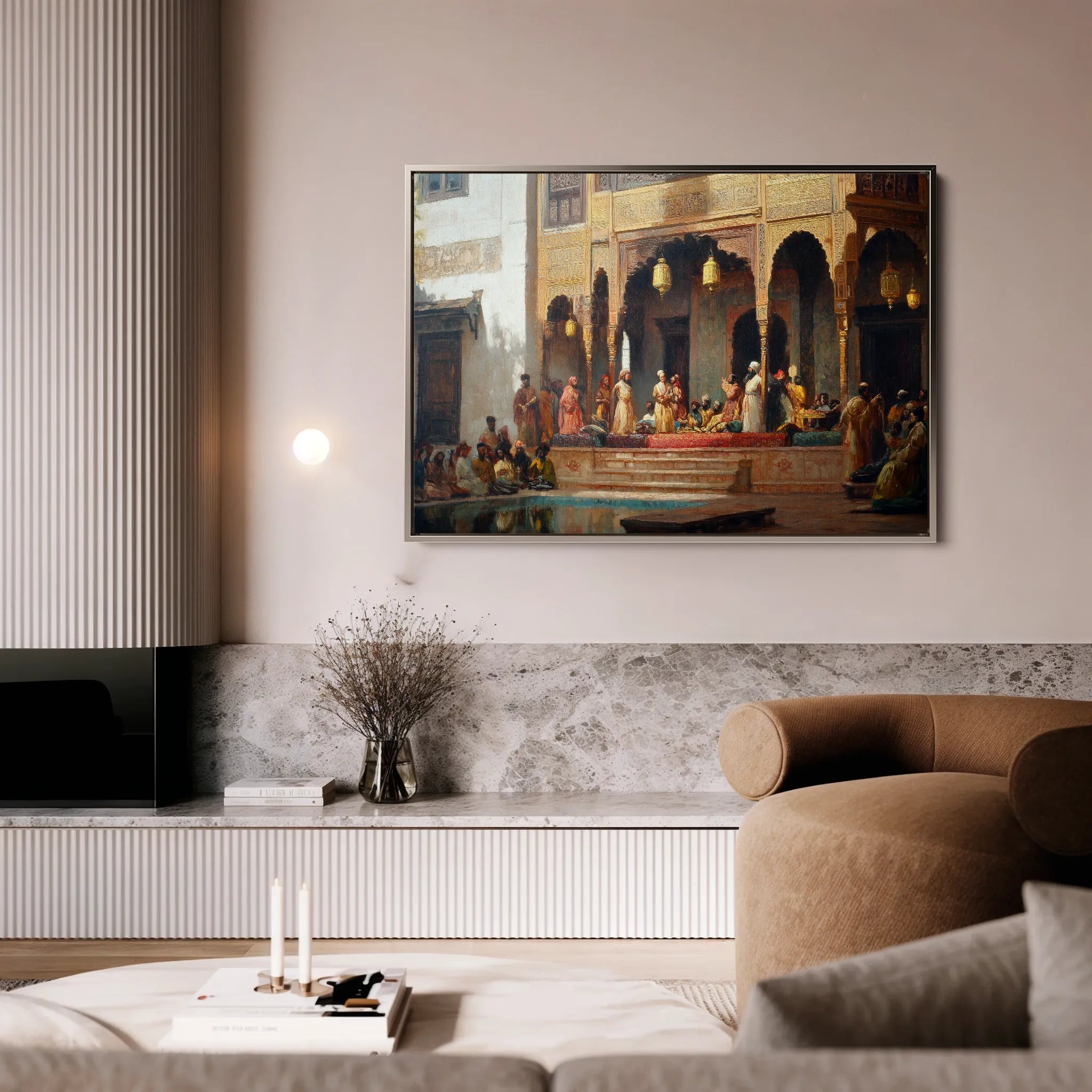Orientalist Canvas Wall Art WAD029-OR 90 x 60 cm / Stretched on hidden frame