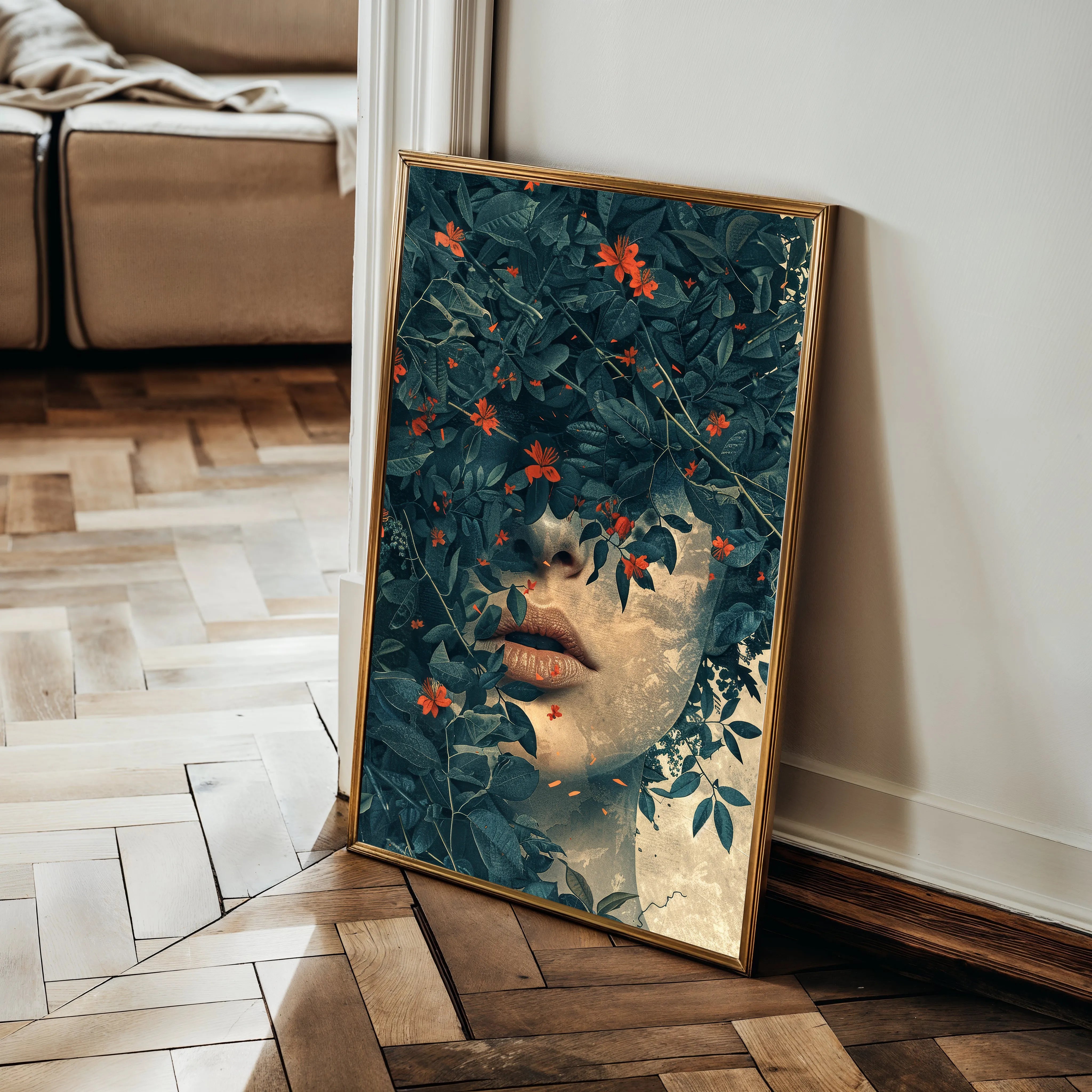 Portrait Canvas Wall Art WAD029-P 90 x 60 cm / Stretched on hidden frame
