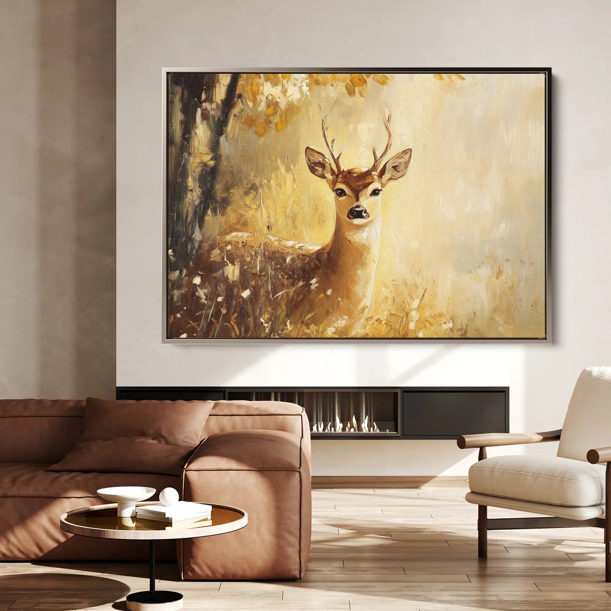 Animals Canvas Wall Art WAD030-AN 90 x 60 cm / Stretched on hidden frame