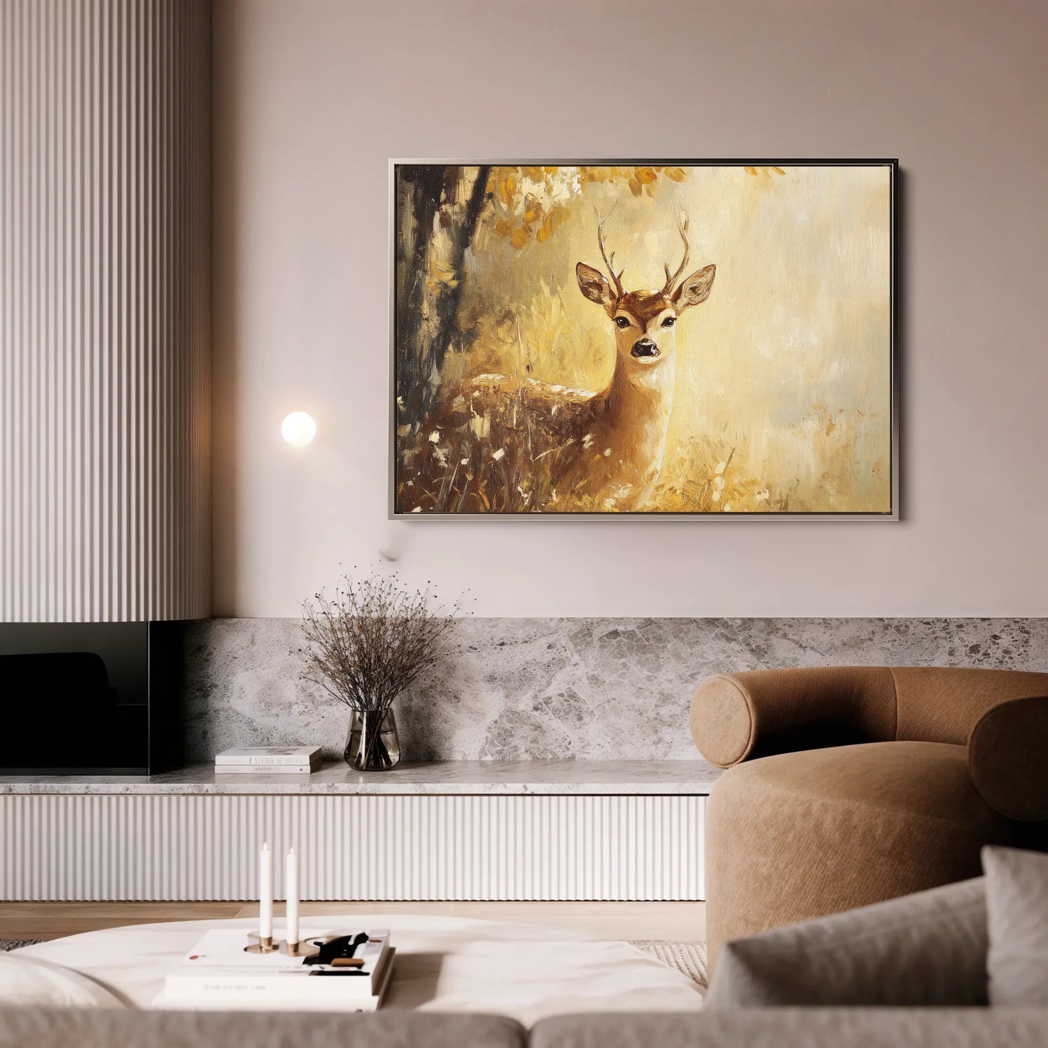 Animals Canvas Wall Art WAD030-AN 90 x 60 cm / Stretched on hidden frame