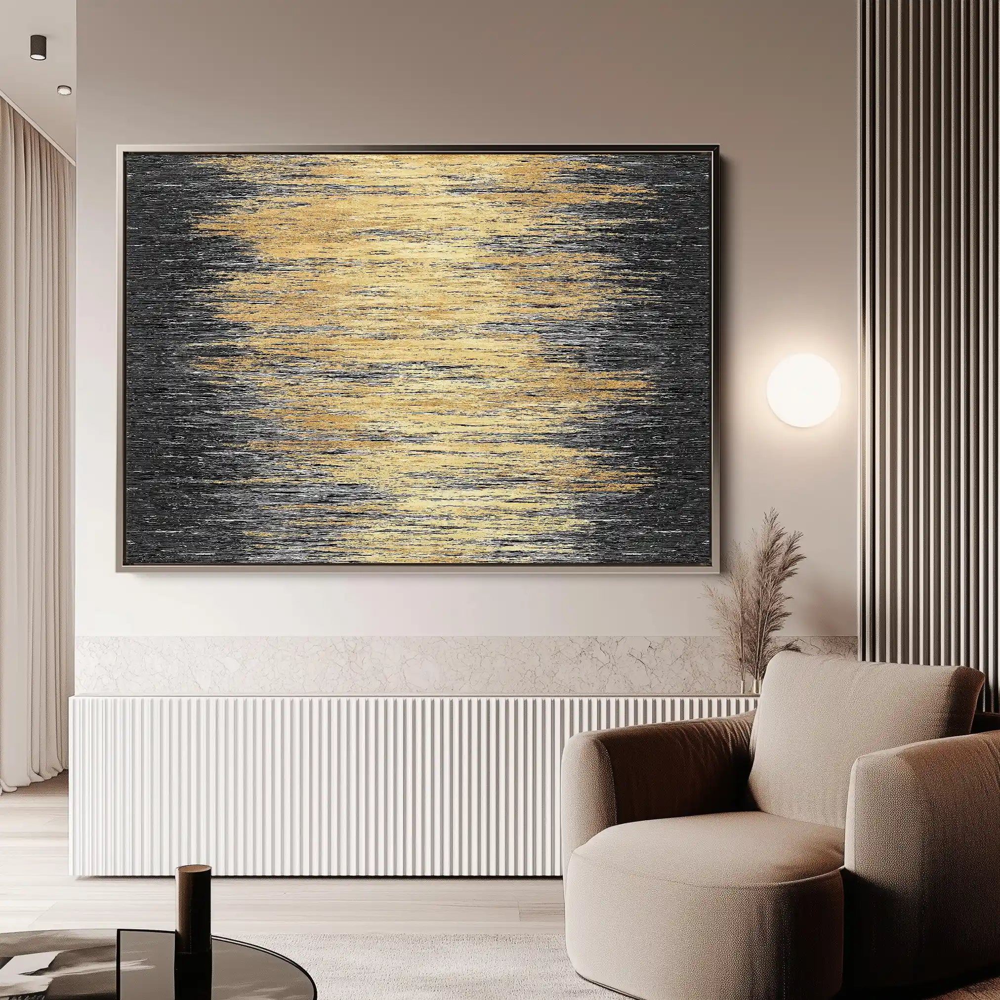 Abstract Canvas Wall Art WAD030-A 90 x 60 cm / Stretched on hidden frame