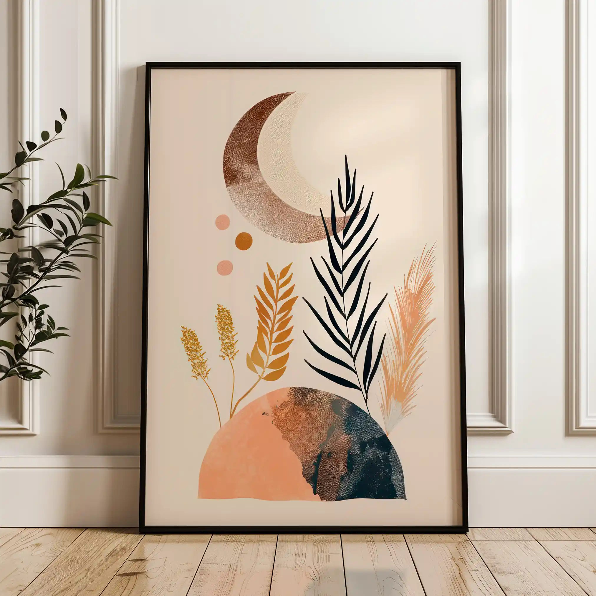 Boho 030 Canvas Art 90 x 60 cm / Stretched on hidden frame