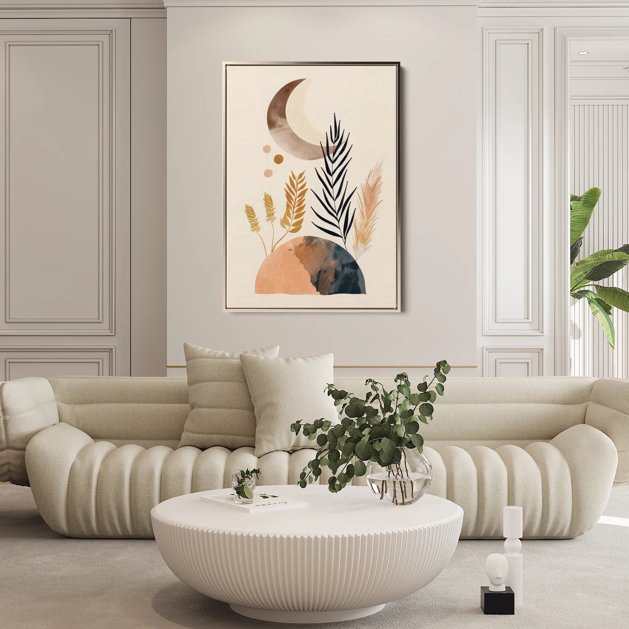 Boho Canvas Wall Art WAD030-BH 90 x 60 cm / Stretched on hidden frame