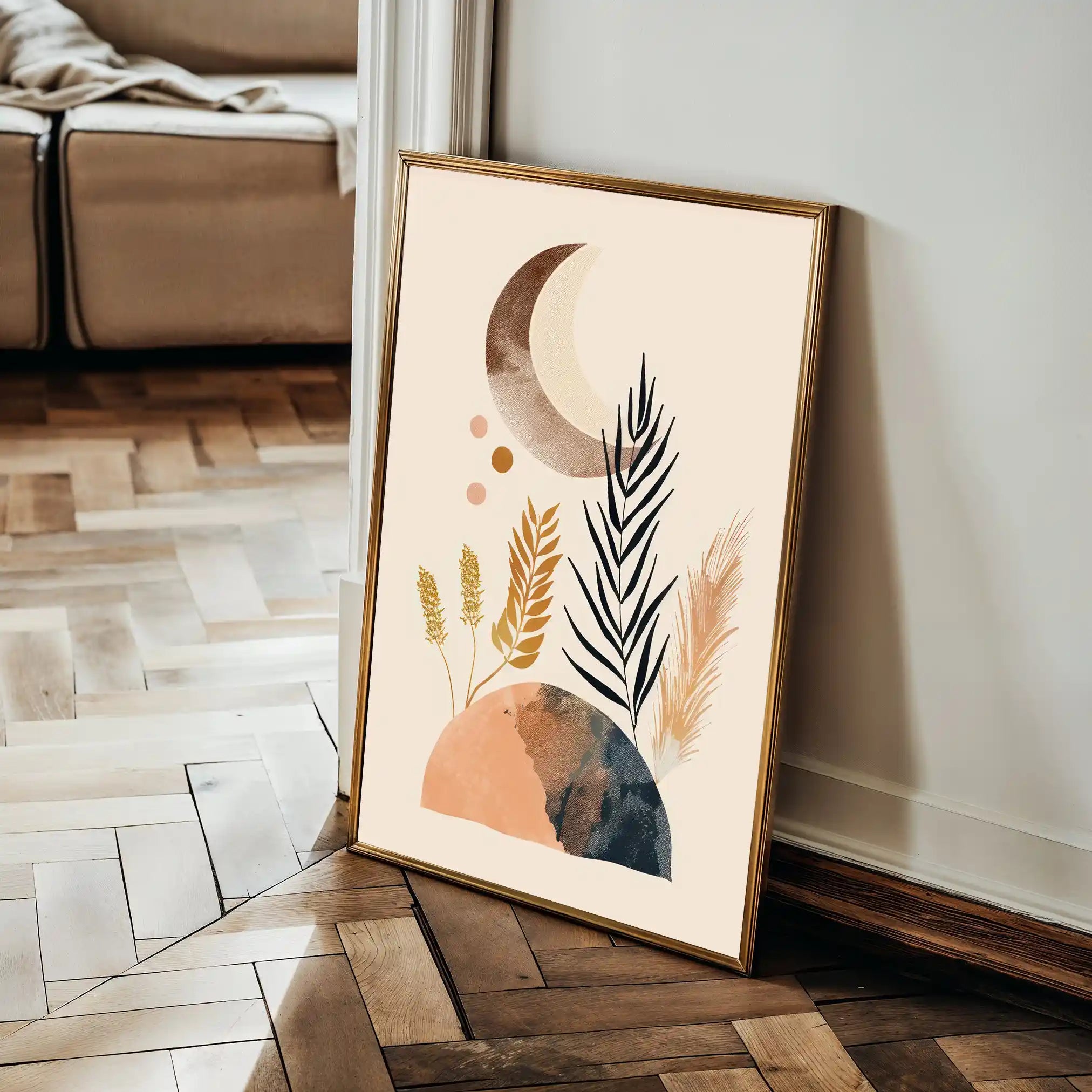 Boho 030 Canvas Art 90 x 60 cm / Stretched on hidden frame
