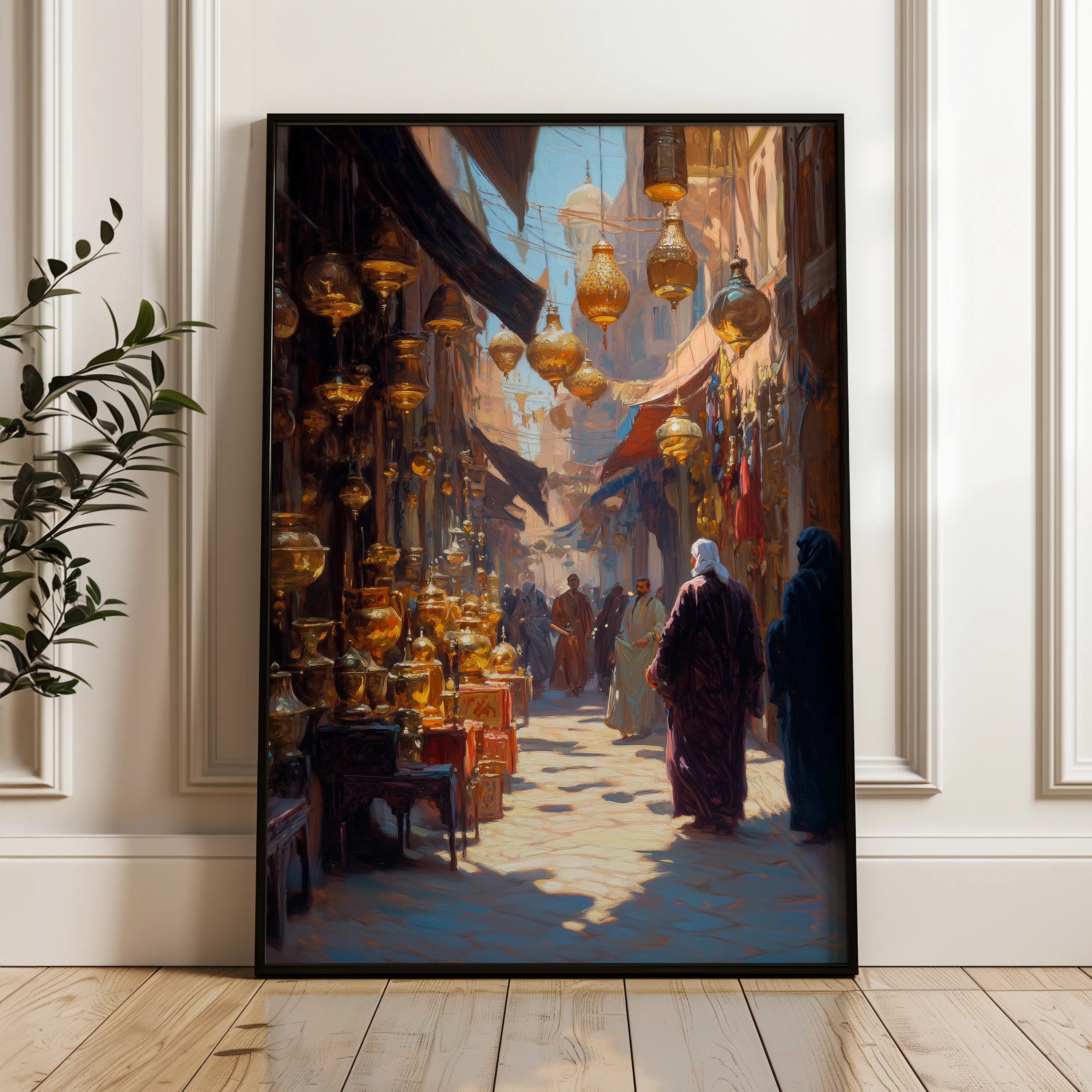 Orientalist Canvas Wall Art WAD030-OR 90 x 60 cm / Stretched on hidden frame