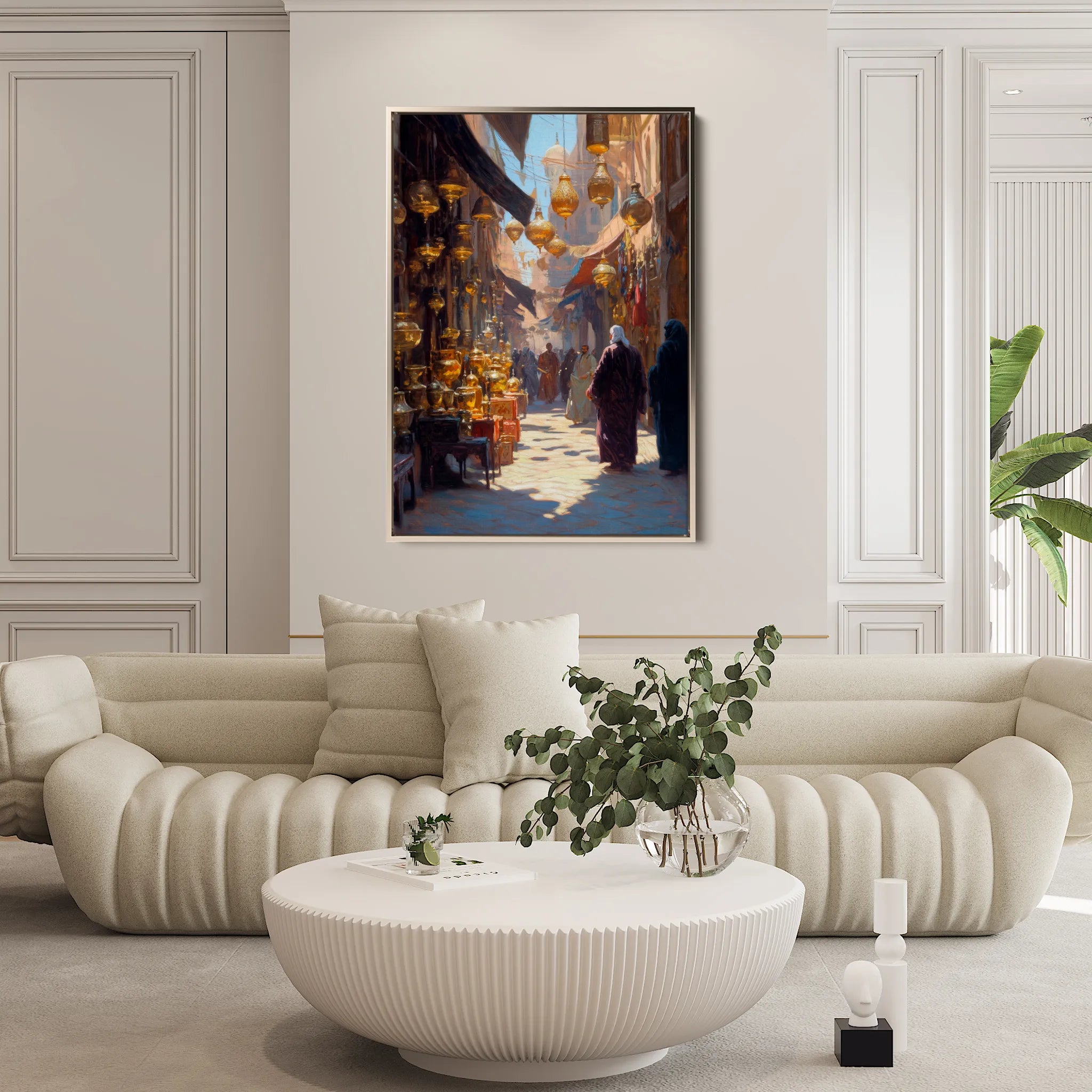 Orientalist Canvas Wall Art WAD030-OR 90 x 60 cm / Stretched on hidden frame