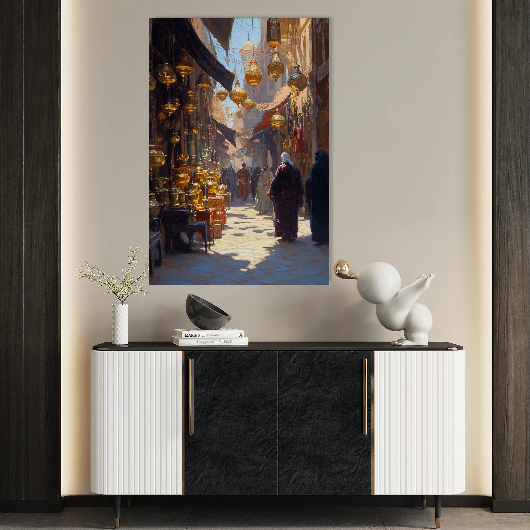 Orientalist Canvas Wall Art WAD030-OR 90 x 60 cm / Stretched on hidden frame