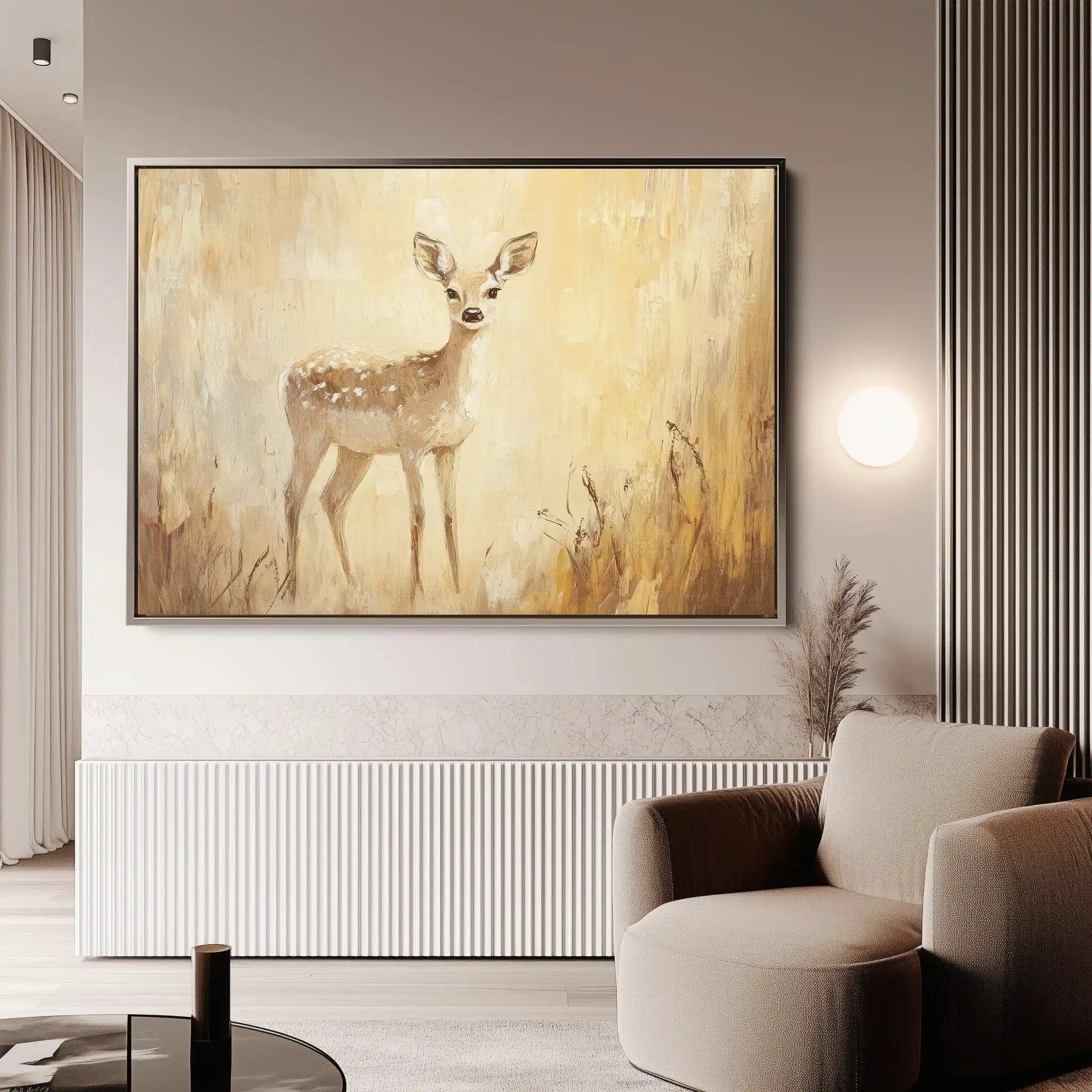 Animals 031 Canvas Art 90 x 60 cm / Stretched on hidden frame